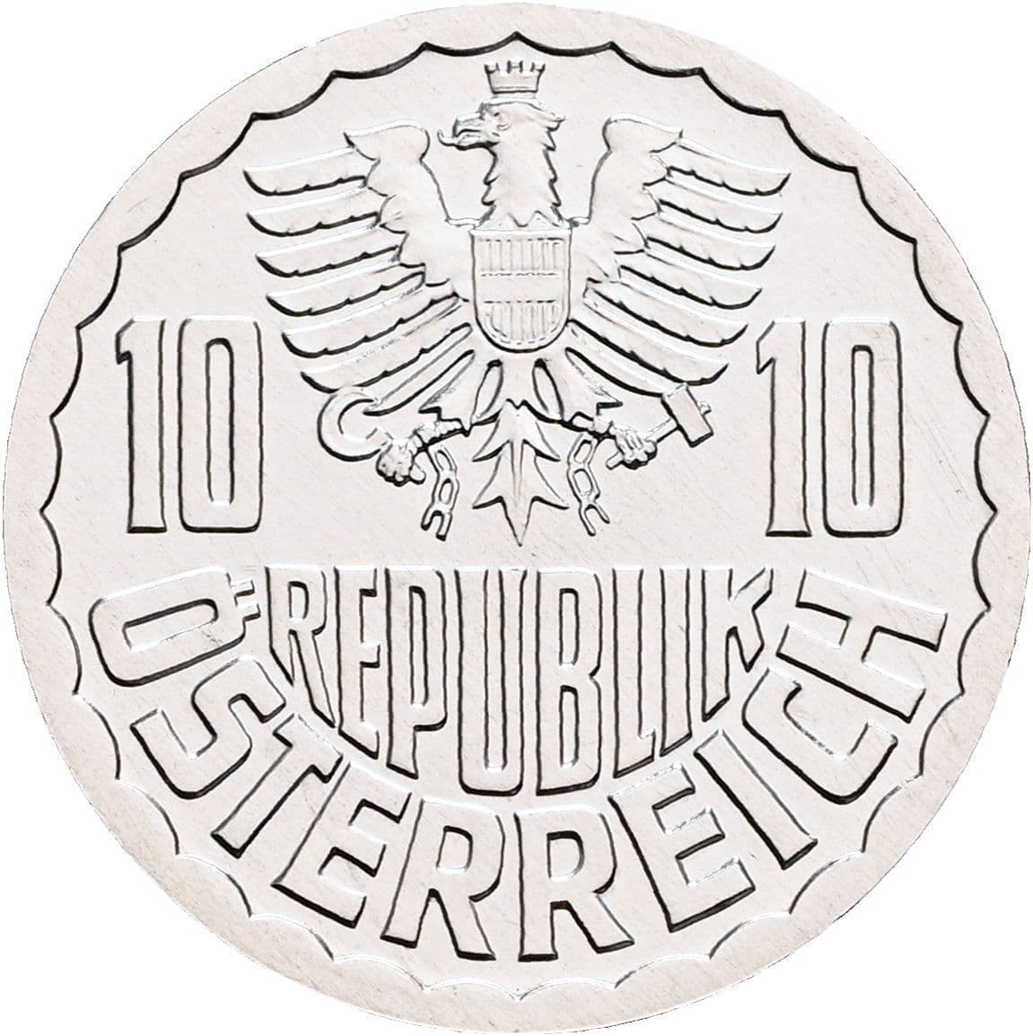 10 Groschen 2000 – Rückseite