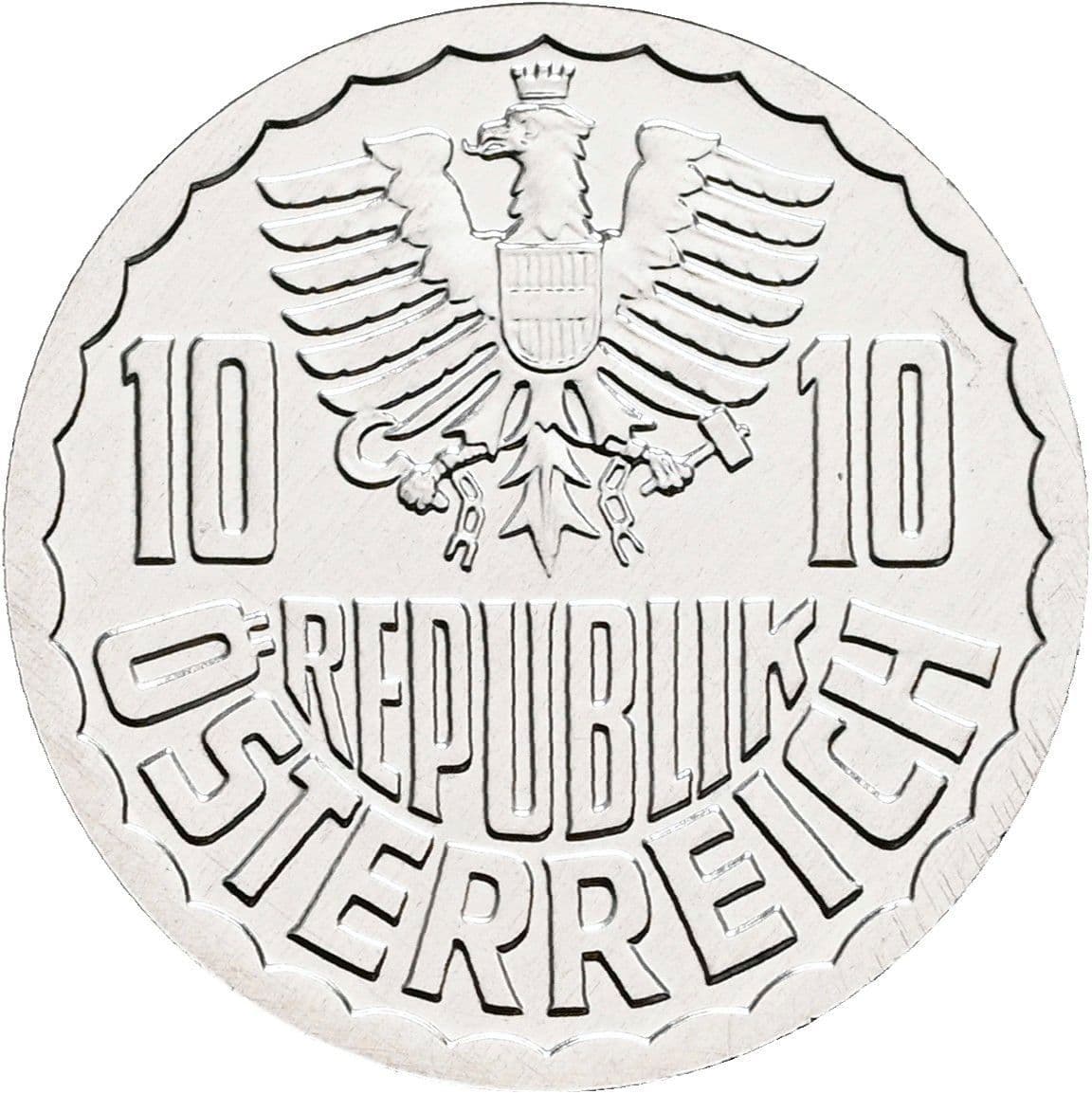 10 Groschen 2000 – Rückseite