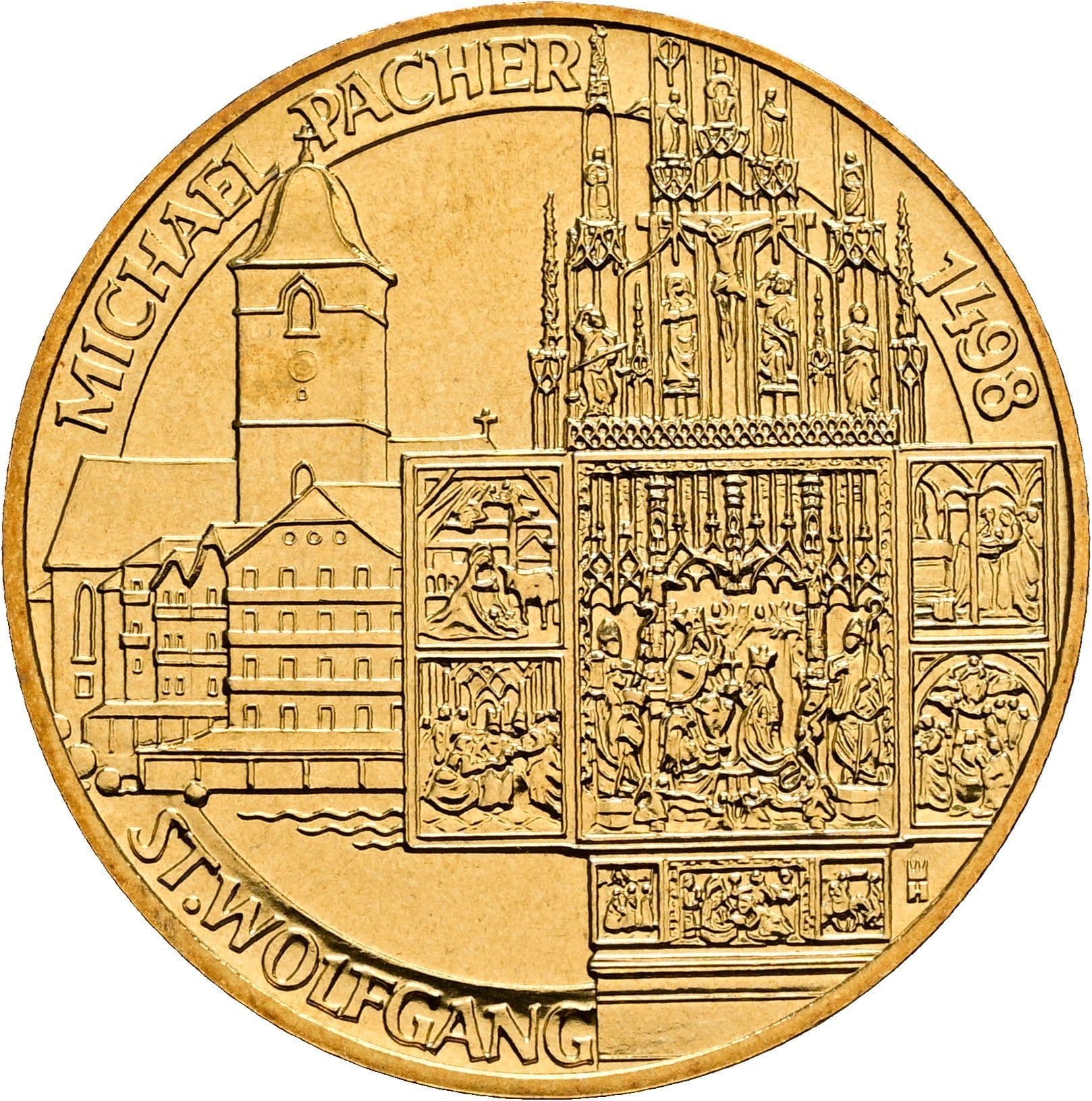 20 Schilling 1998 – Rückseite
