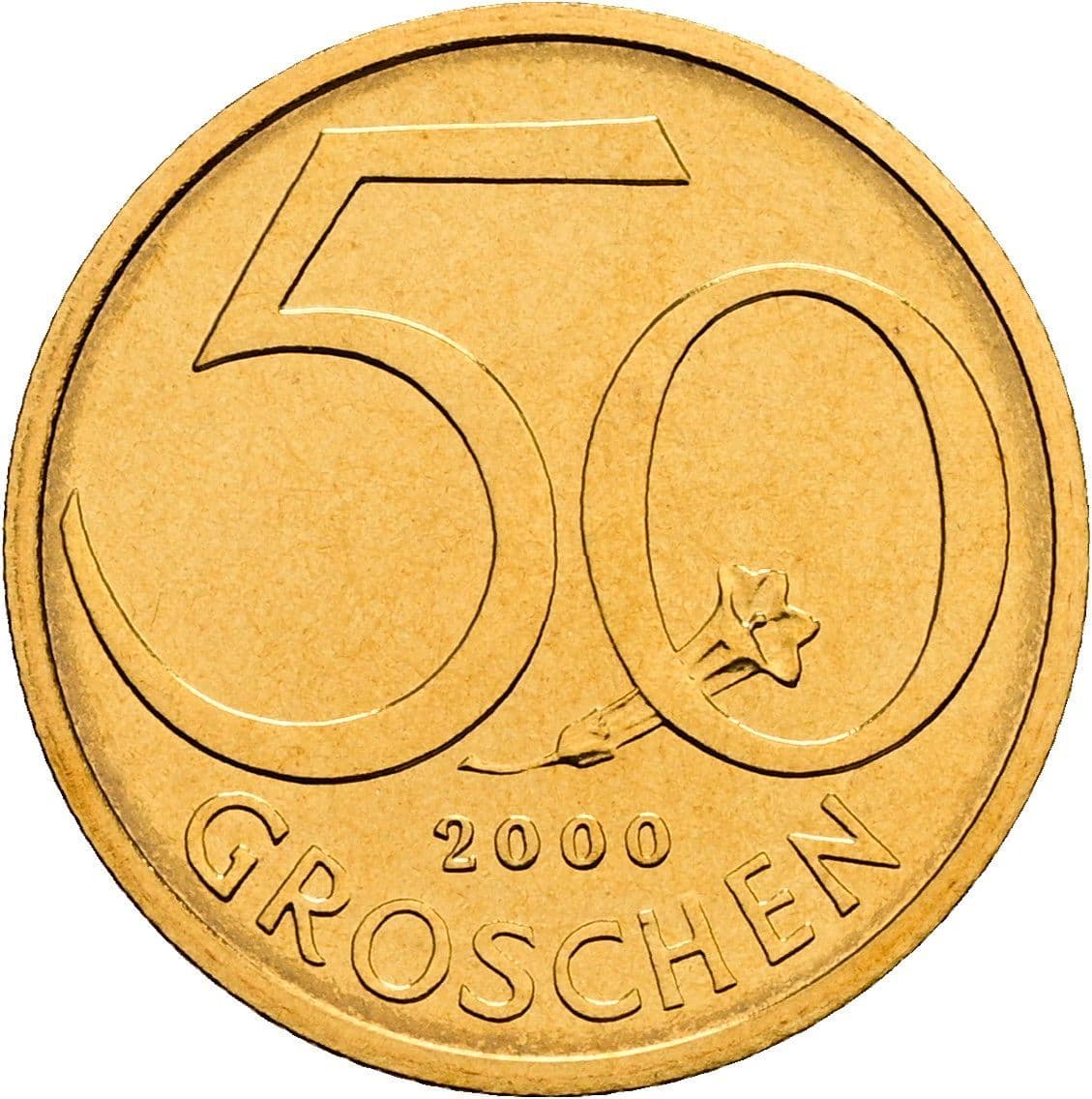 50 Groschen 2000 – Vorderseite