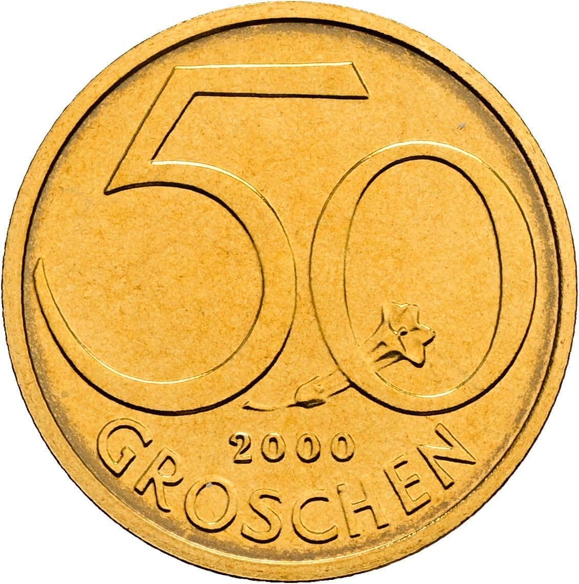 50 Groschen 2000 – Vorderseite