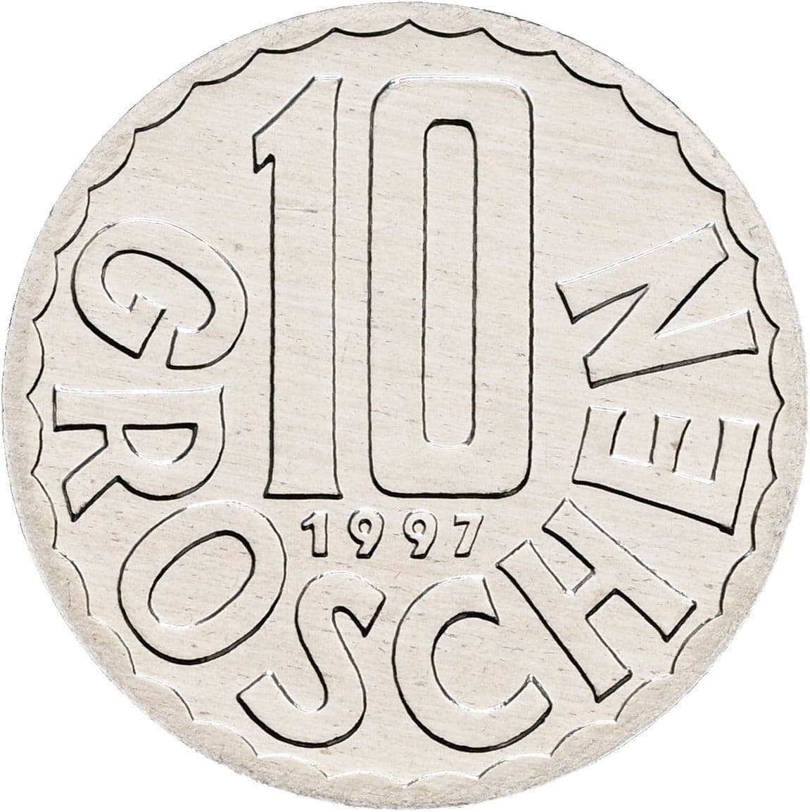 10 Groschen 1997 – Vorderseite