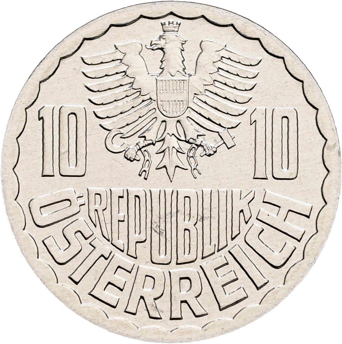 10 Groschen 1997 – Rückseite