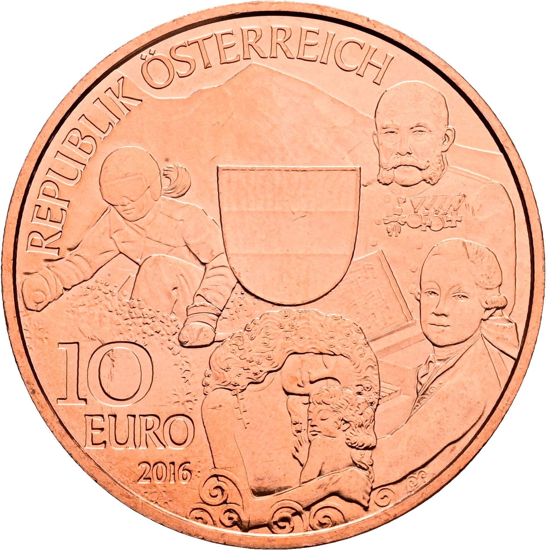 10 Euro 2016 – Vorderseite