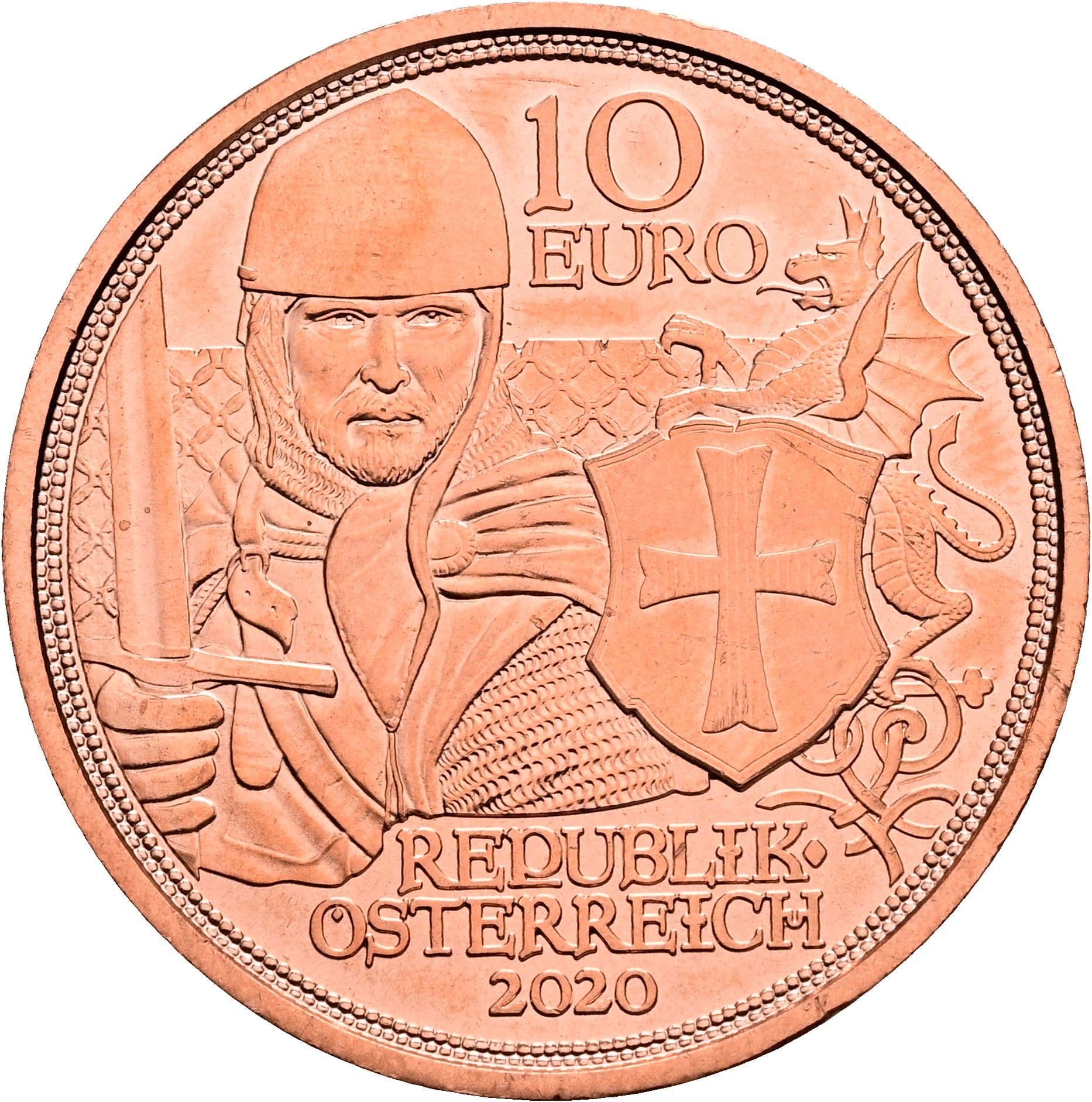 10 Euro 2020 – Vorderseite