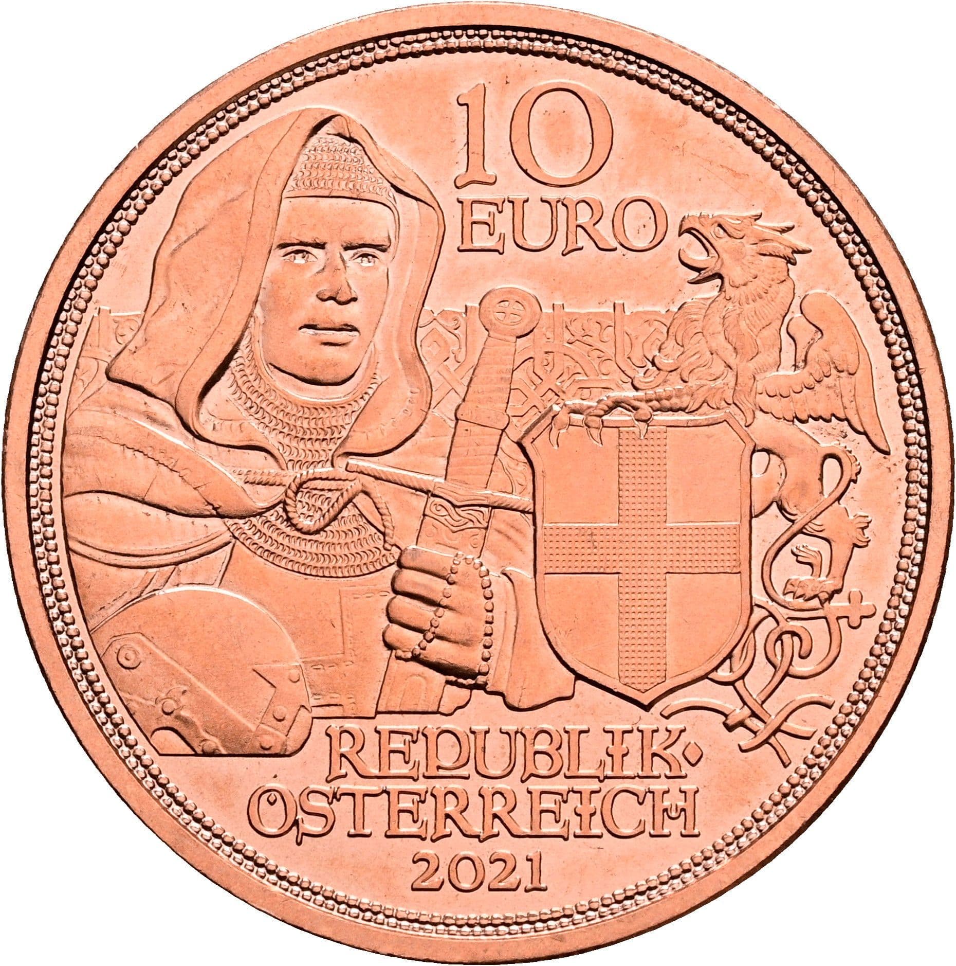 10 Euro 2021 – Vorderseite