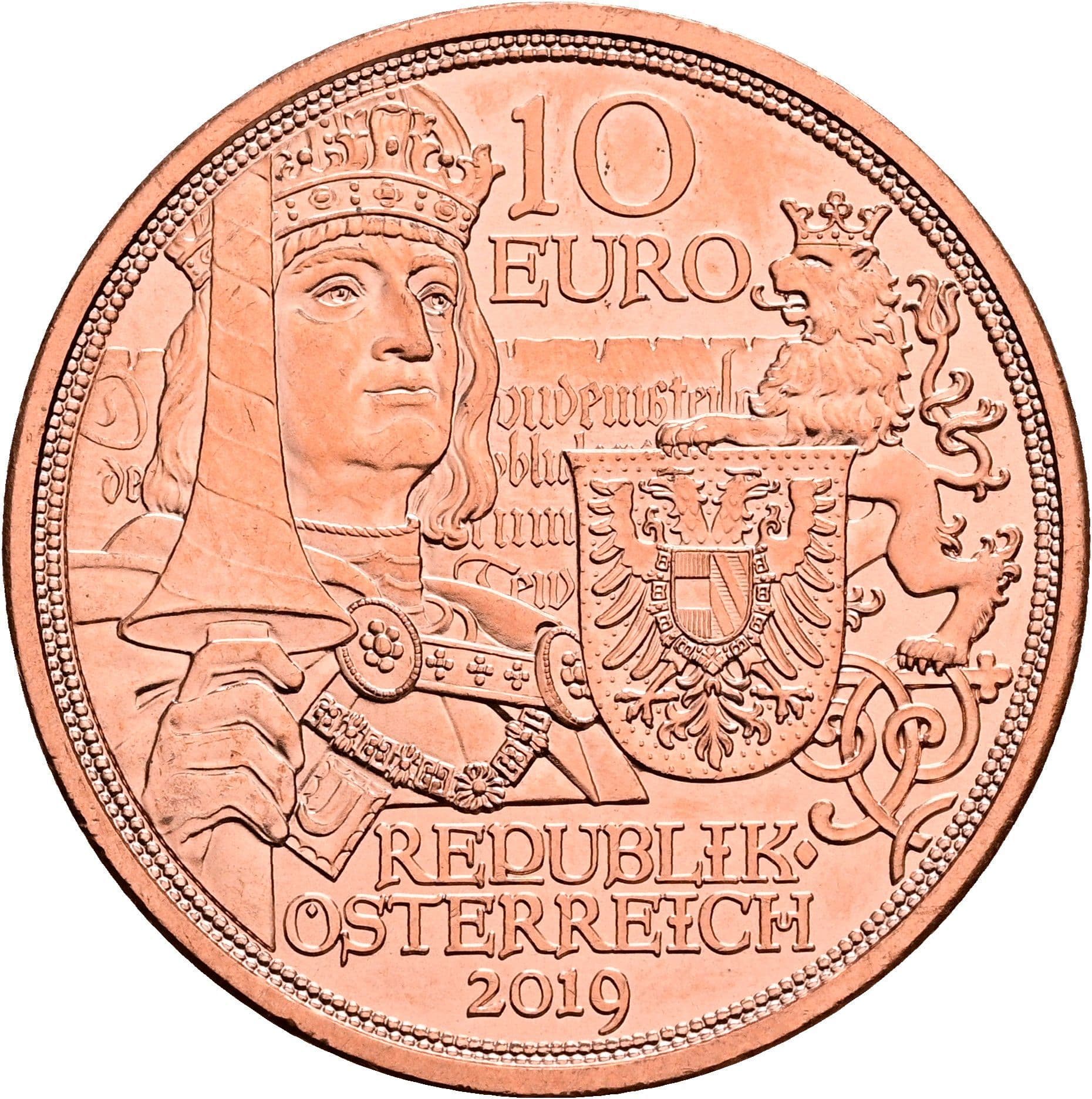 10 Euro 2019 – Vorderseite