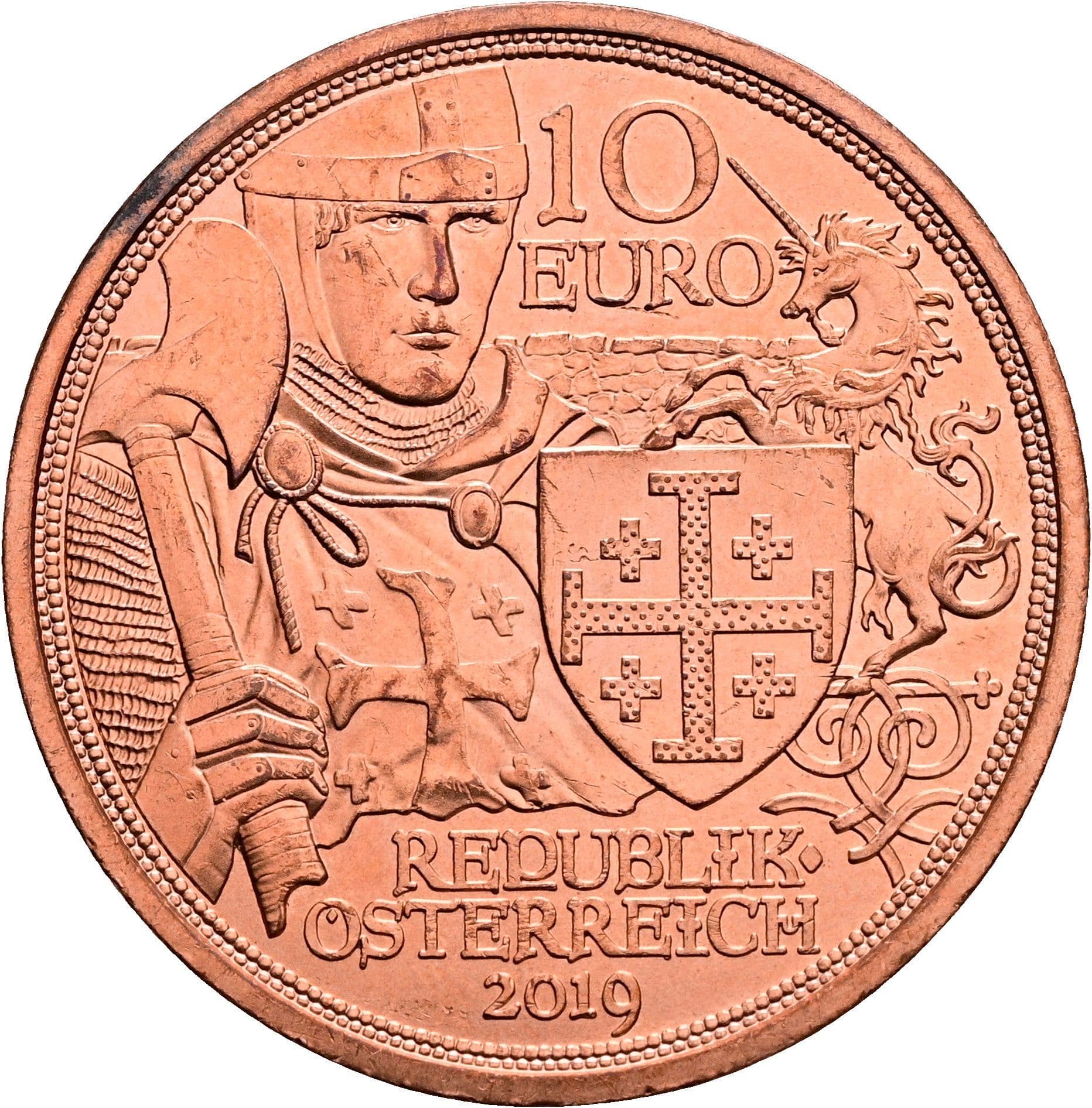 10 Euro 2019 – Vorderseite
