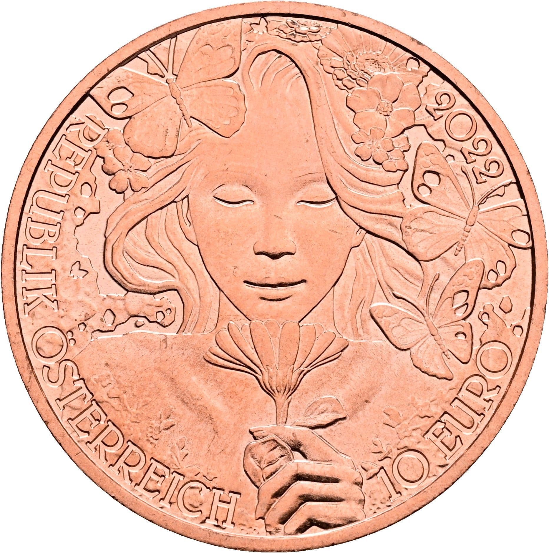 10 Euro 2022 – Vorderseite