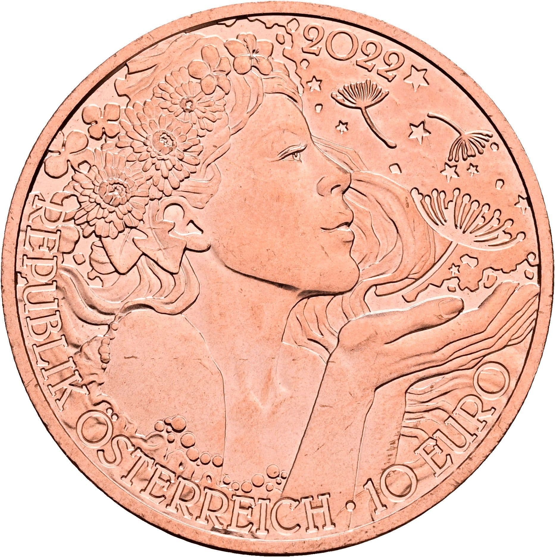 10 Euro 2022 – Vorderseite