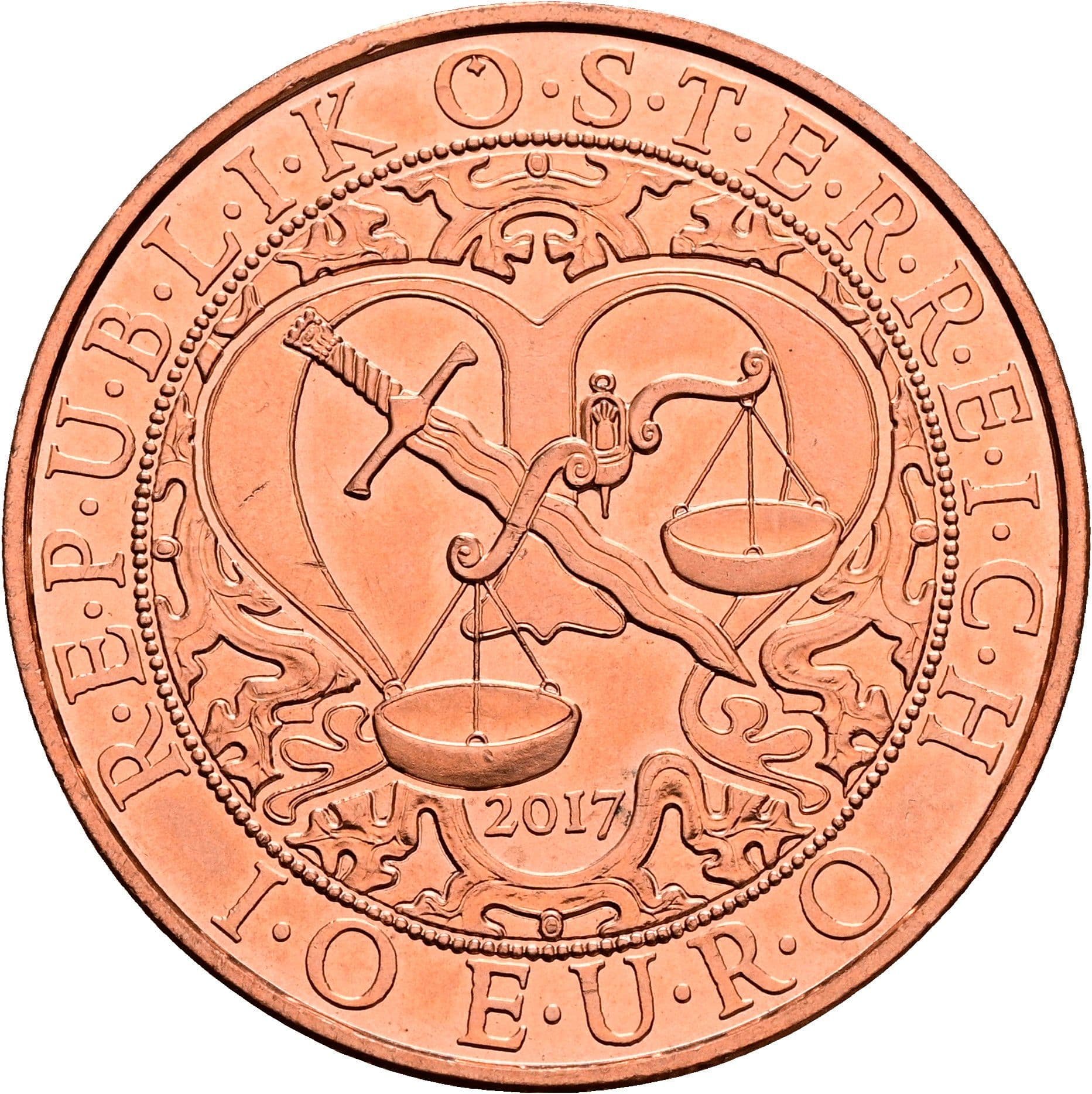 10 Euro 2017 – Rückseite