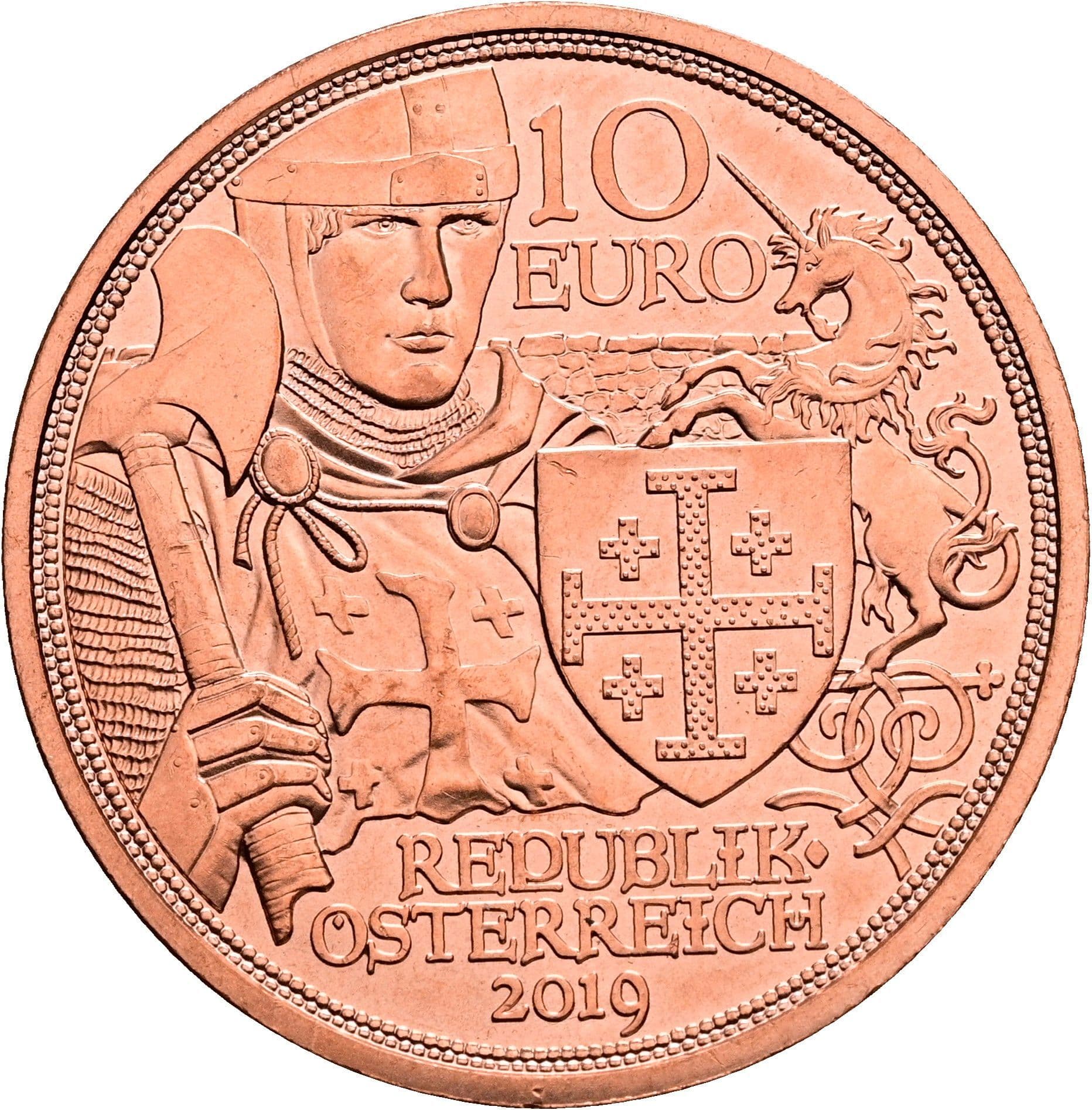 10 Euro 2019 – Vorderseite