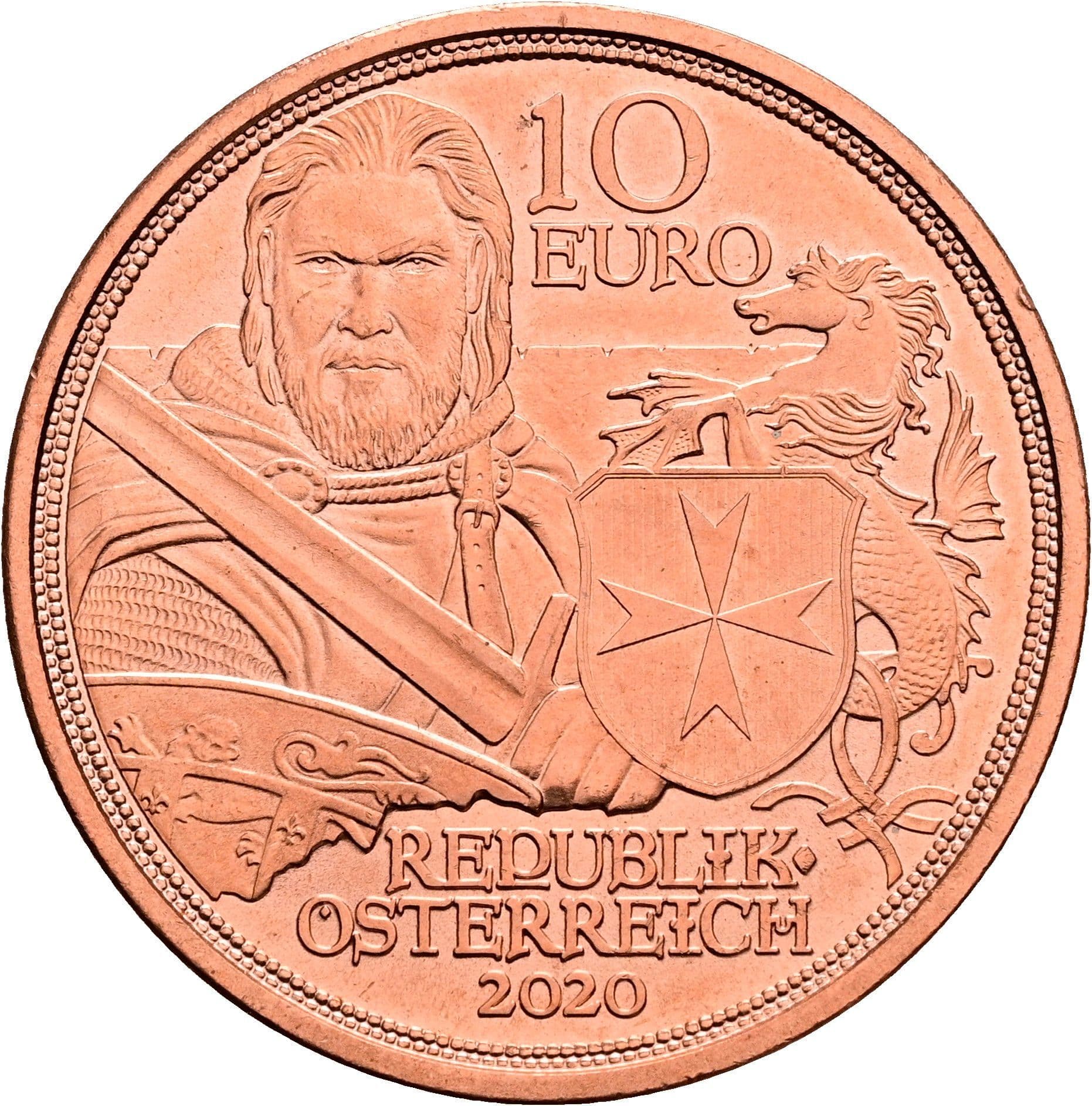10 Euro 2020 – Vorderseite