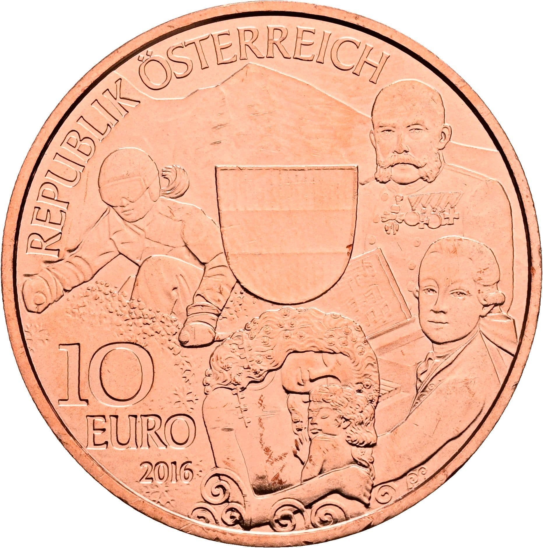 10 Euro 2016 – Vorderseite