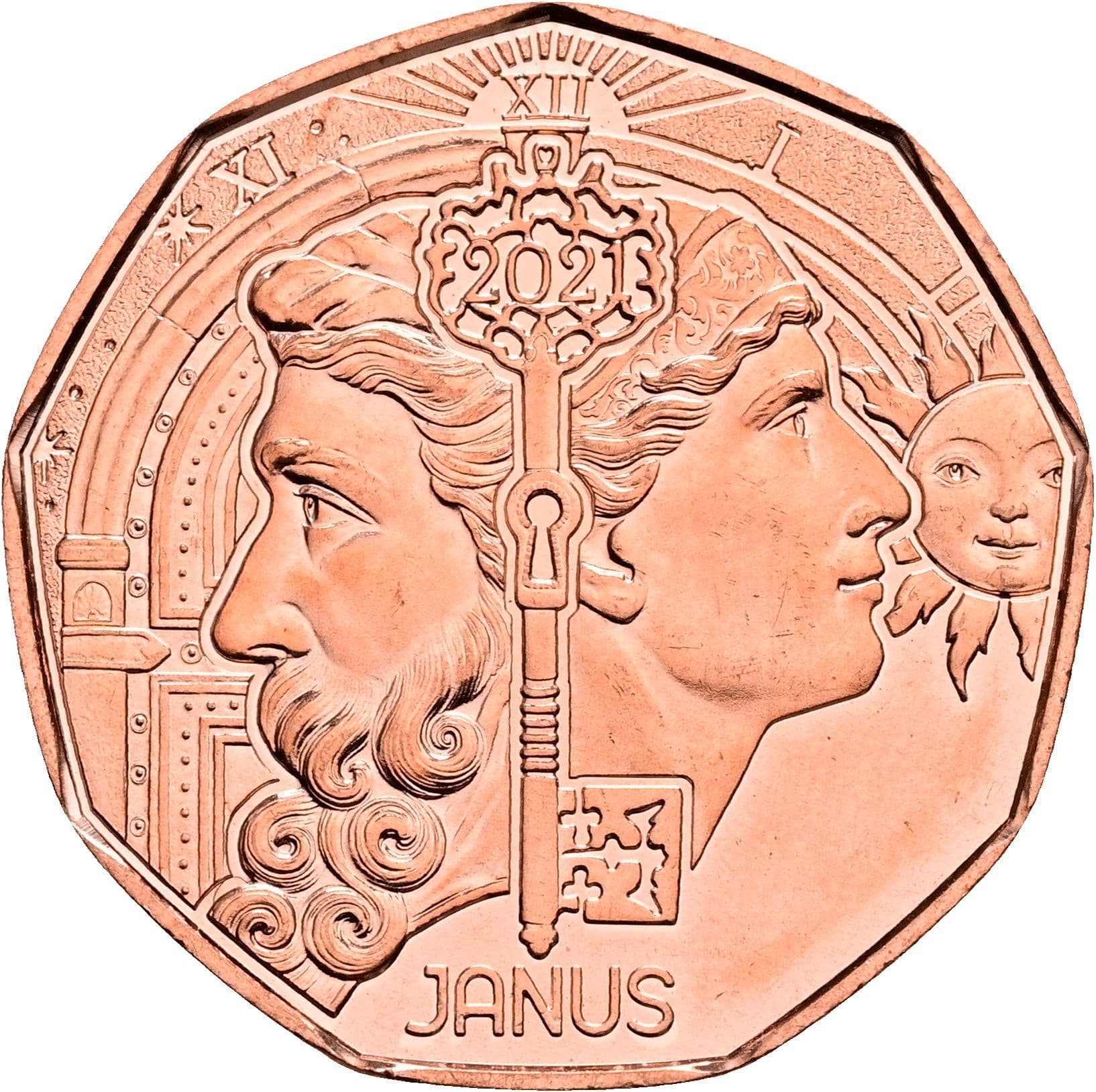 5 Euro 2020 – Rückseite