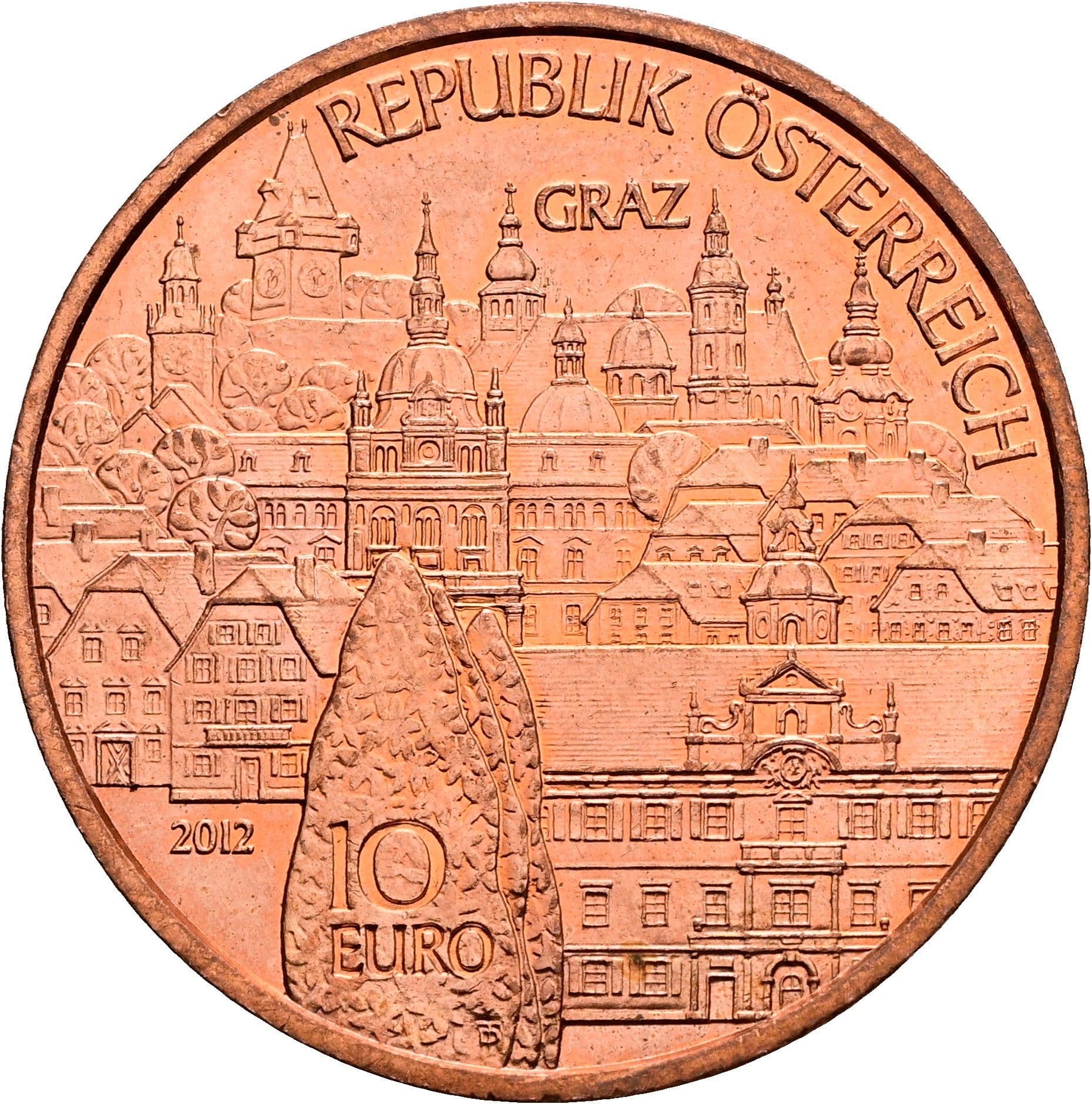 10 Euro 2012 – Vorderseite