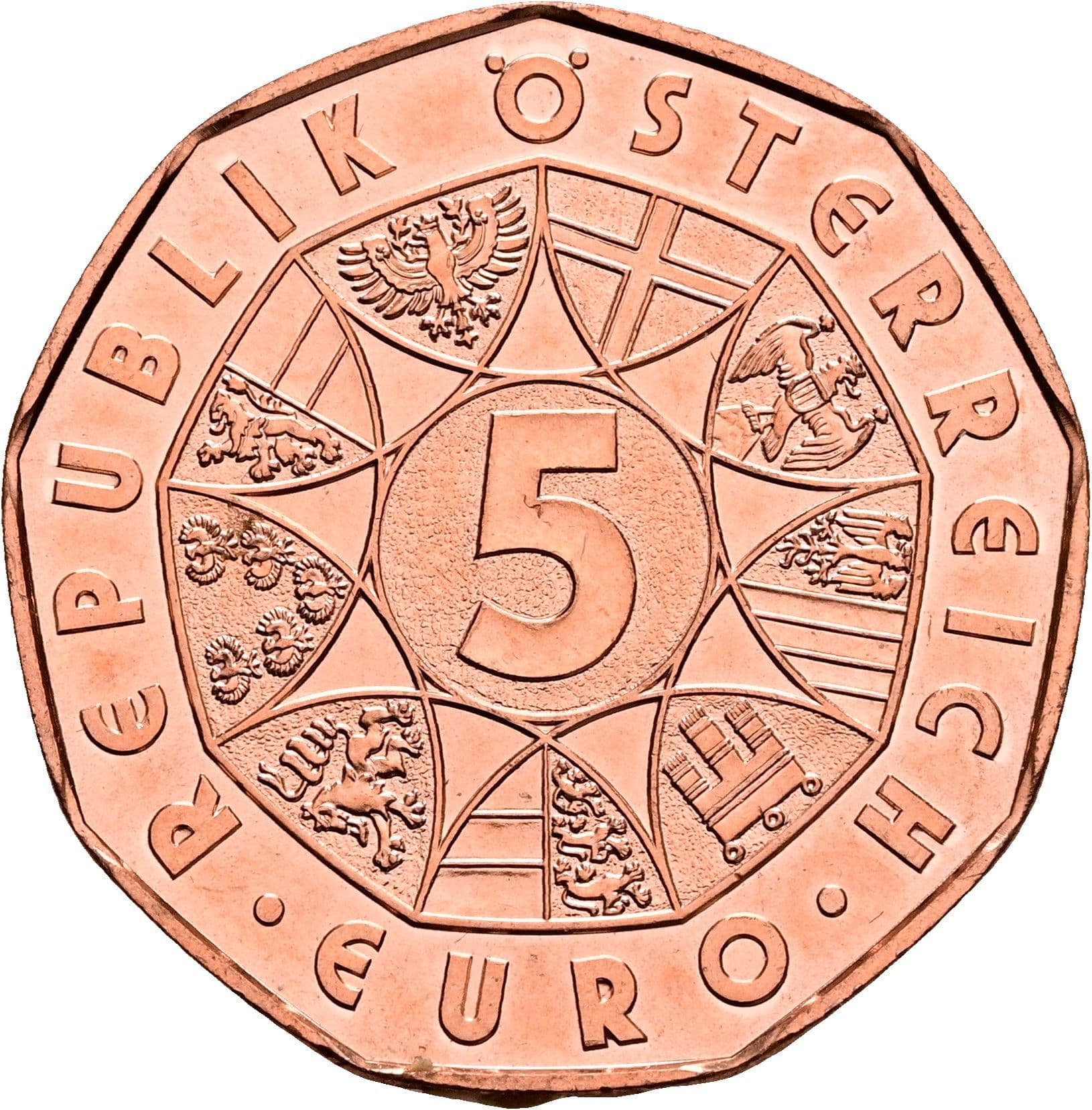 5 Euro 2022 – Vorderseite