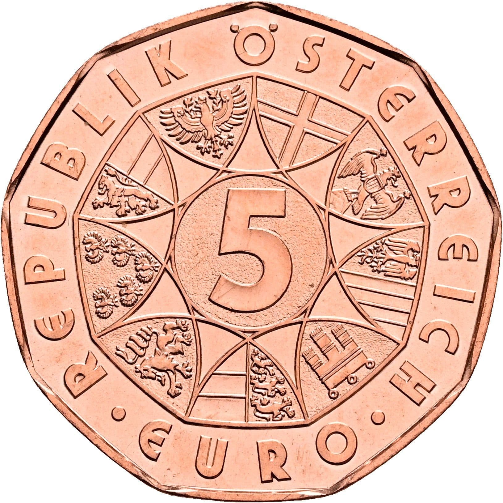 5 Euro 2022 – Vorderseite
