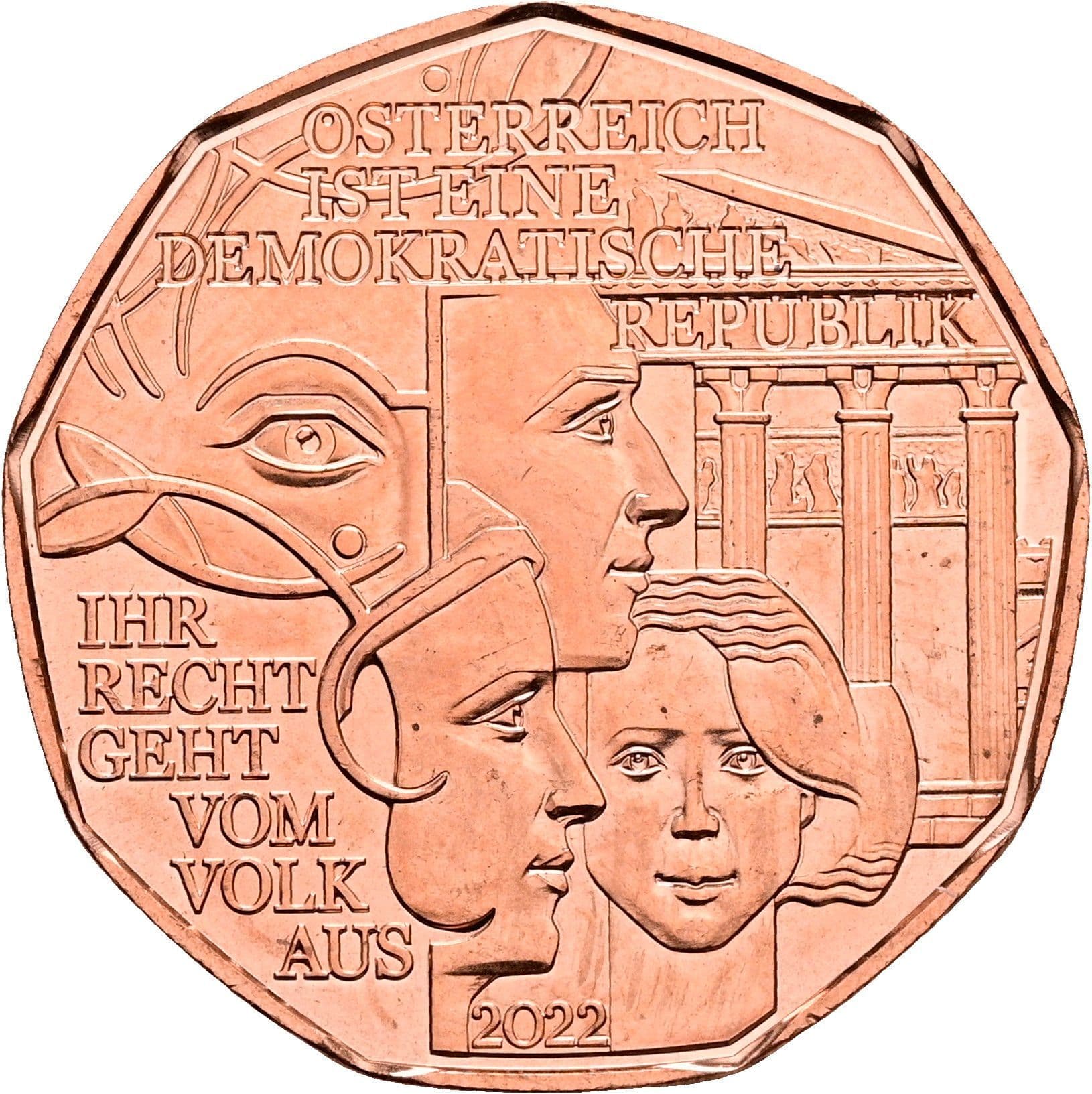 5 Euro 2022 – Rückseite