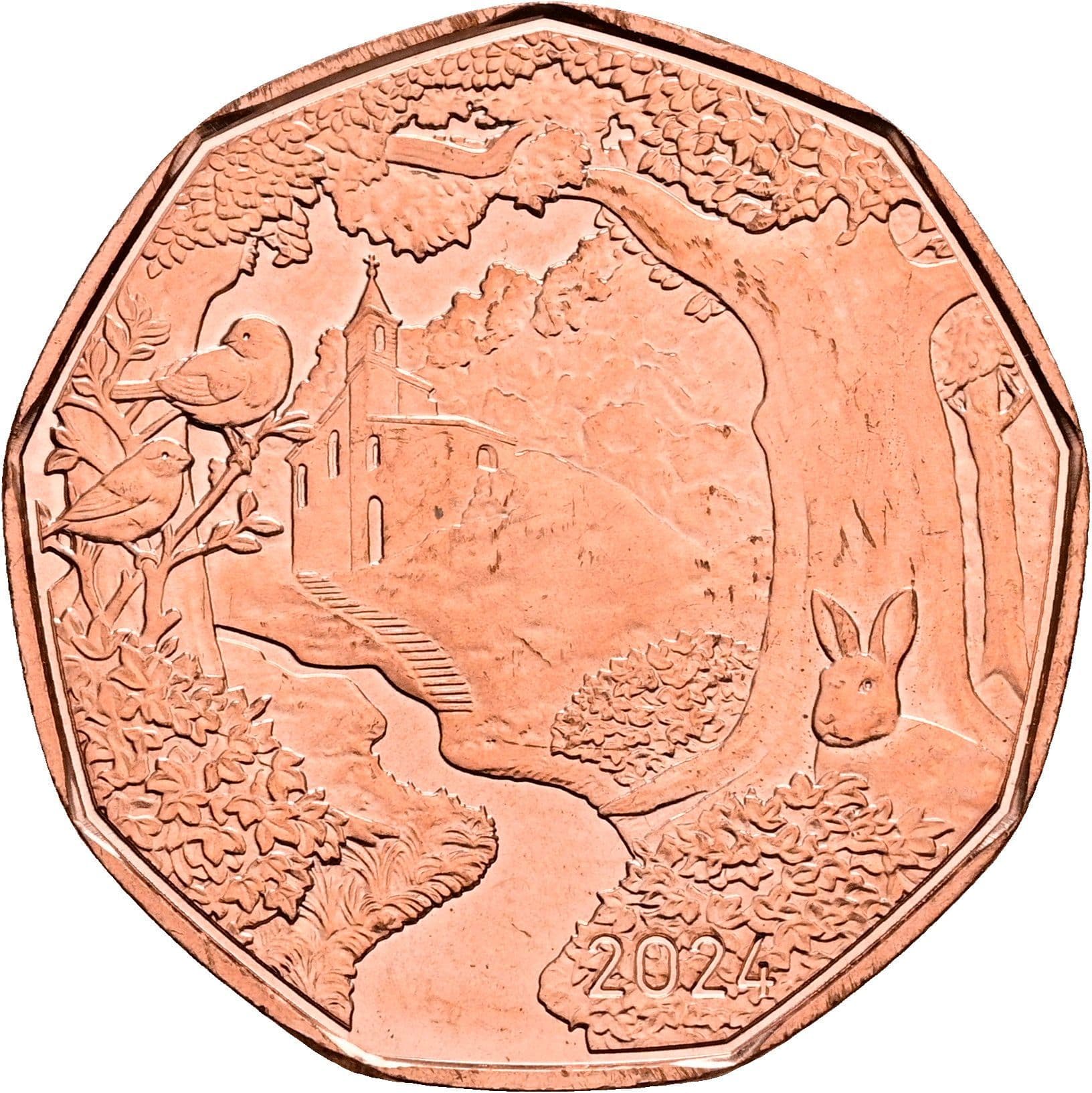 5 Euro 2024 – Rückseite