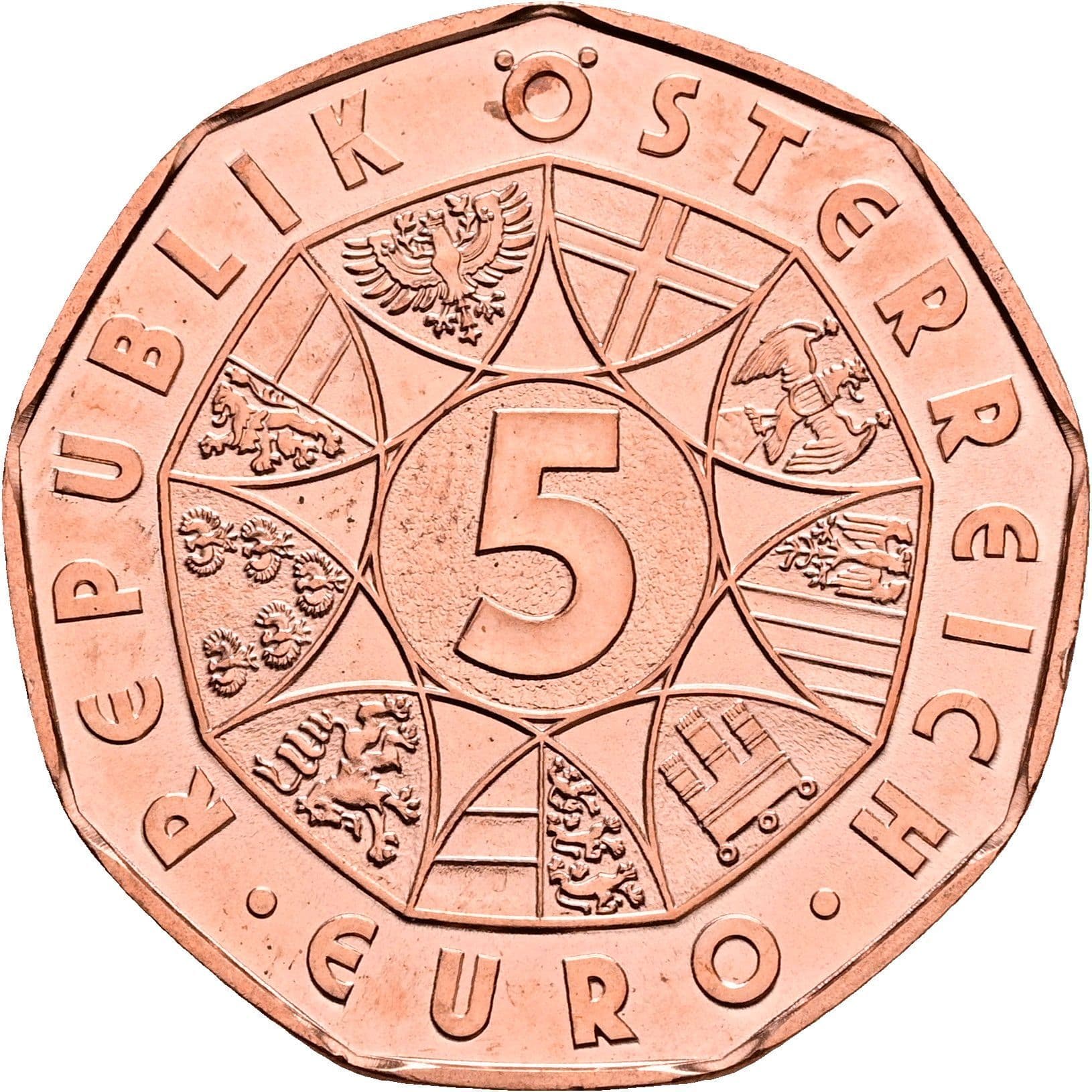 5 Euro 2022 – Vorderseite