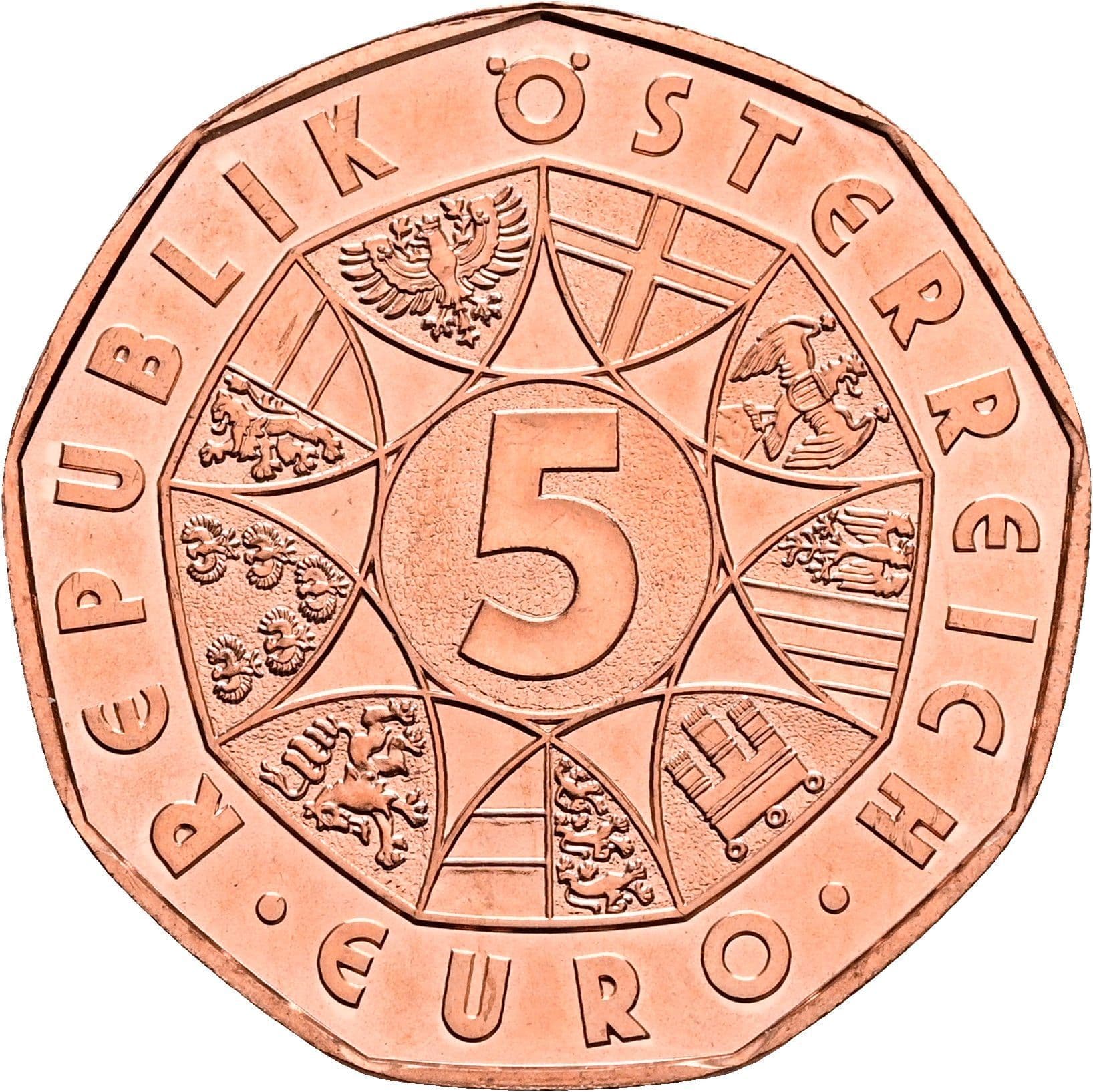 5 Euro 2021 – Vorderseite