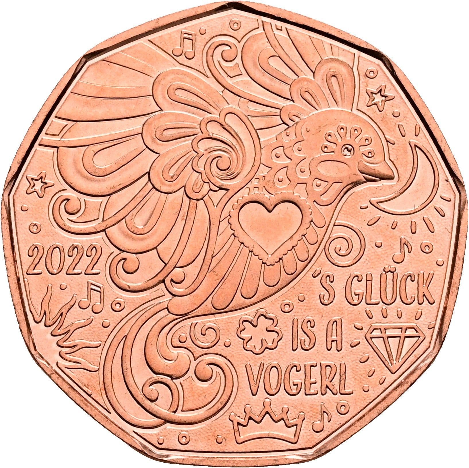 5 Euro 2021 – Rückseite