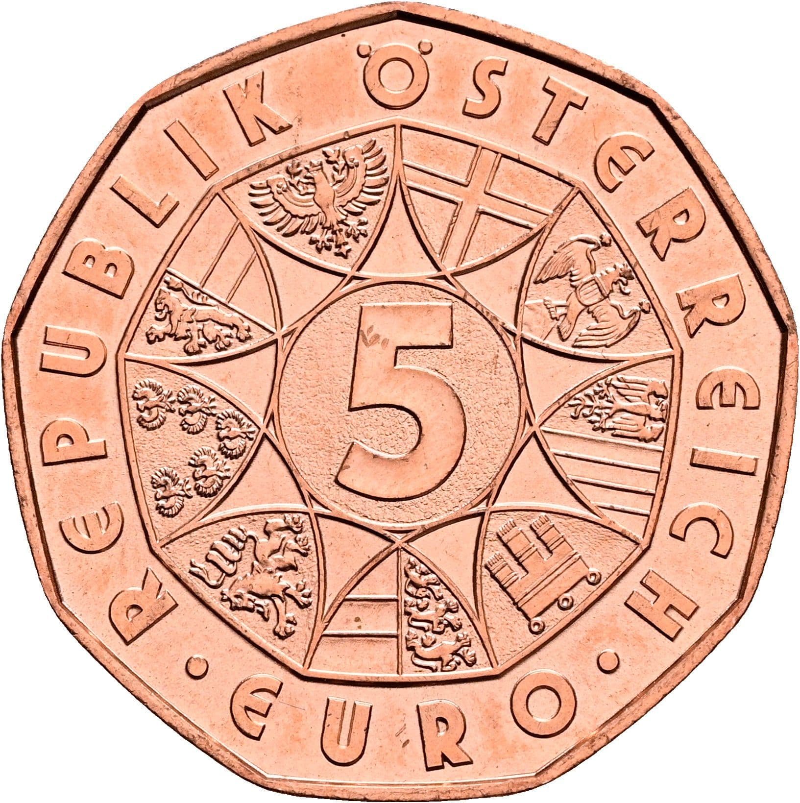 5 Euro 2019 – Vorderseite