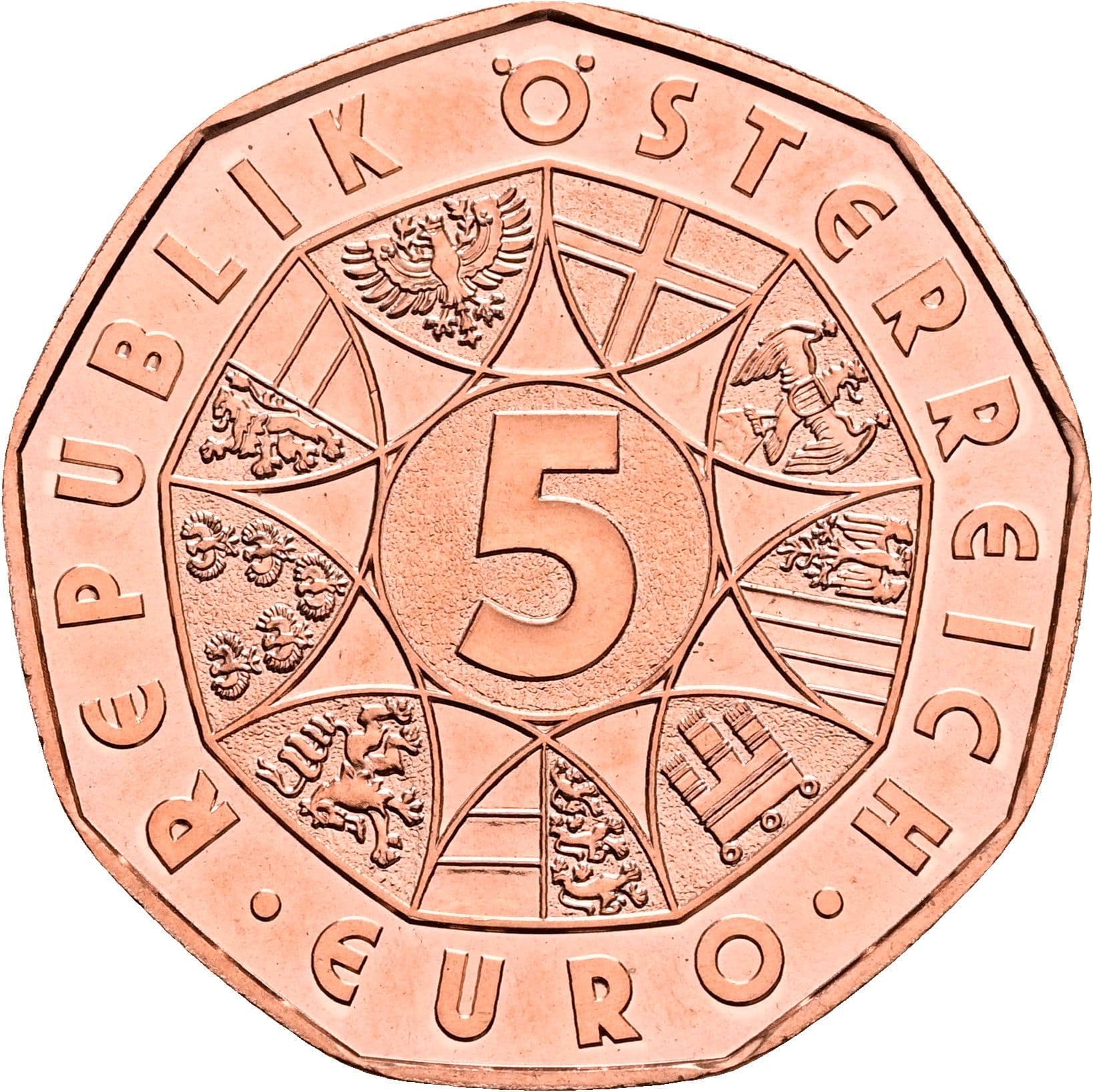 5 Euro 2021 – Vorderseite