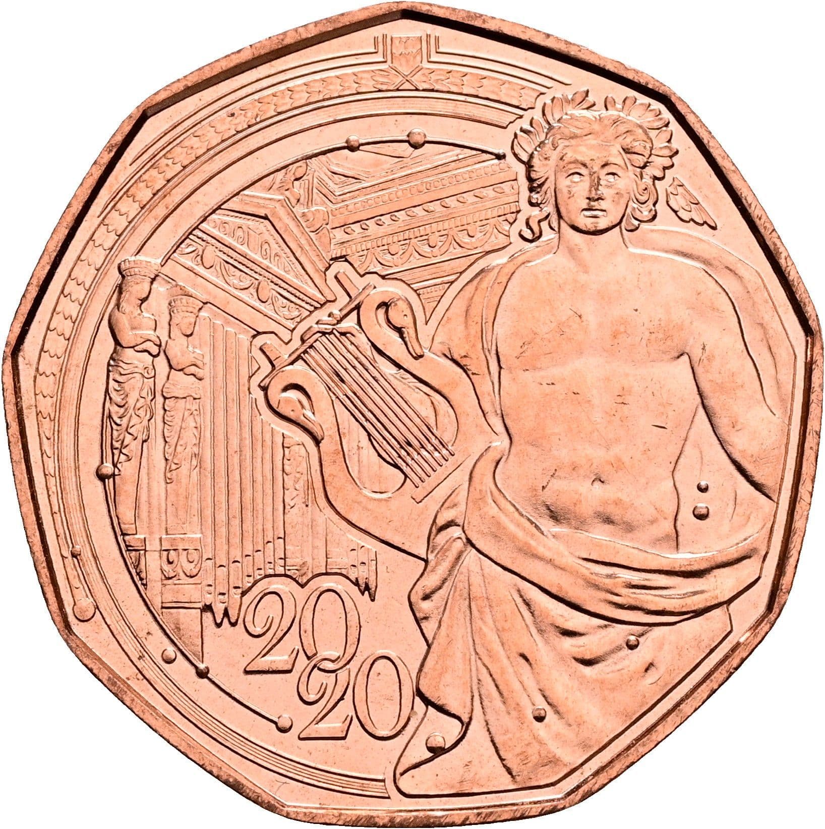 5 Euro 2019 – Rückseite
