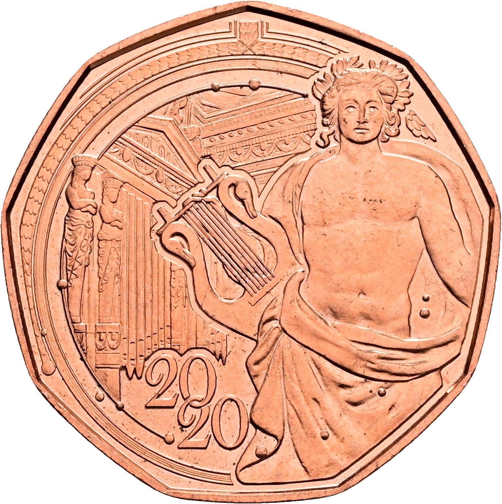 5 Euro 2019 – Rückseite