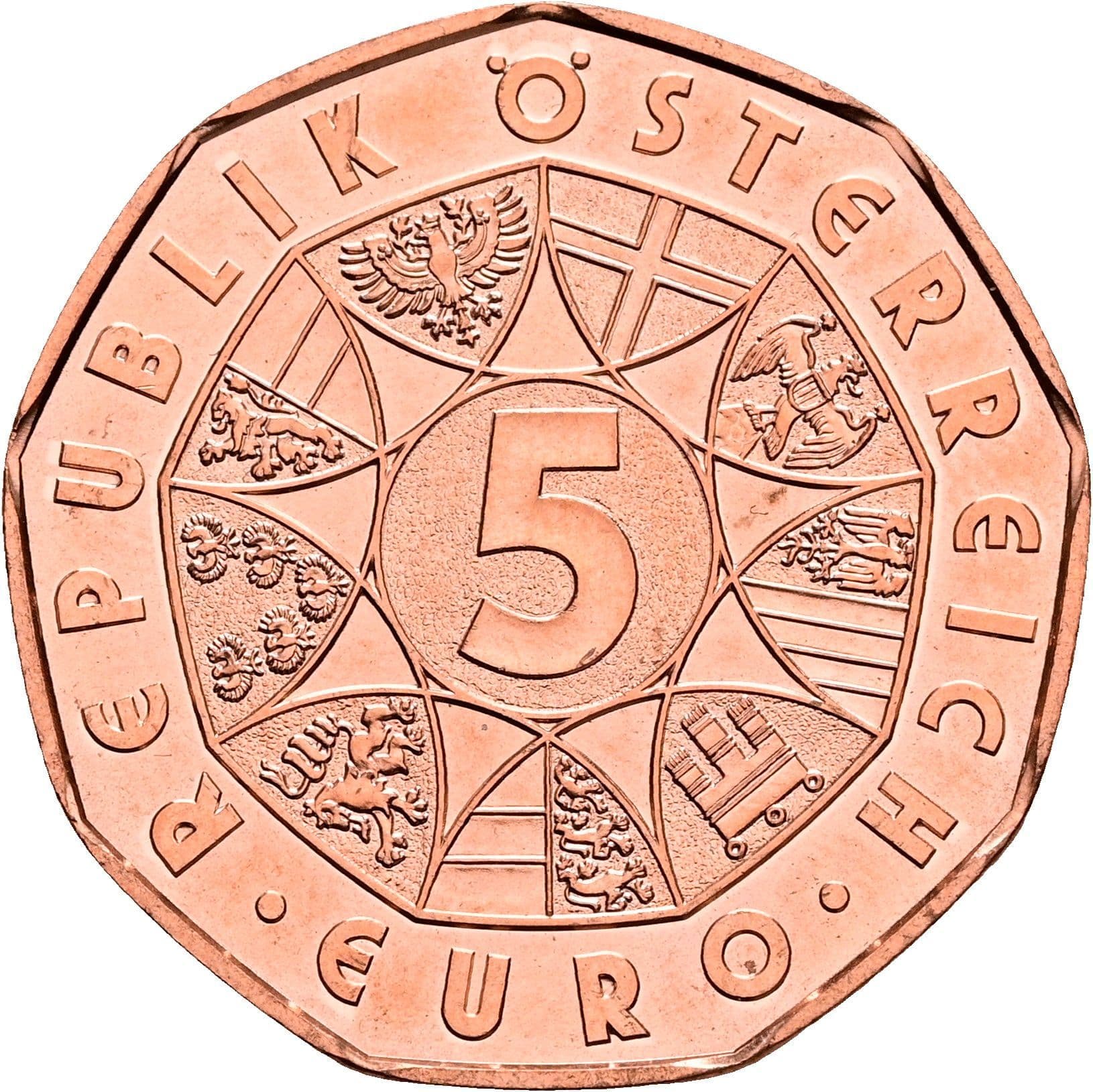 5 Euro 2020 – Vorderseite