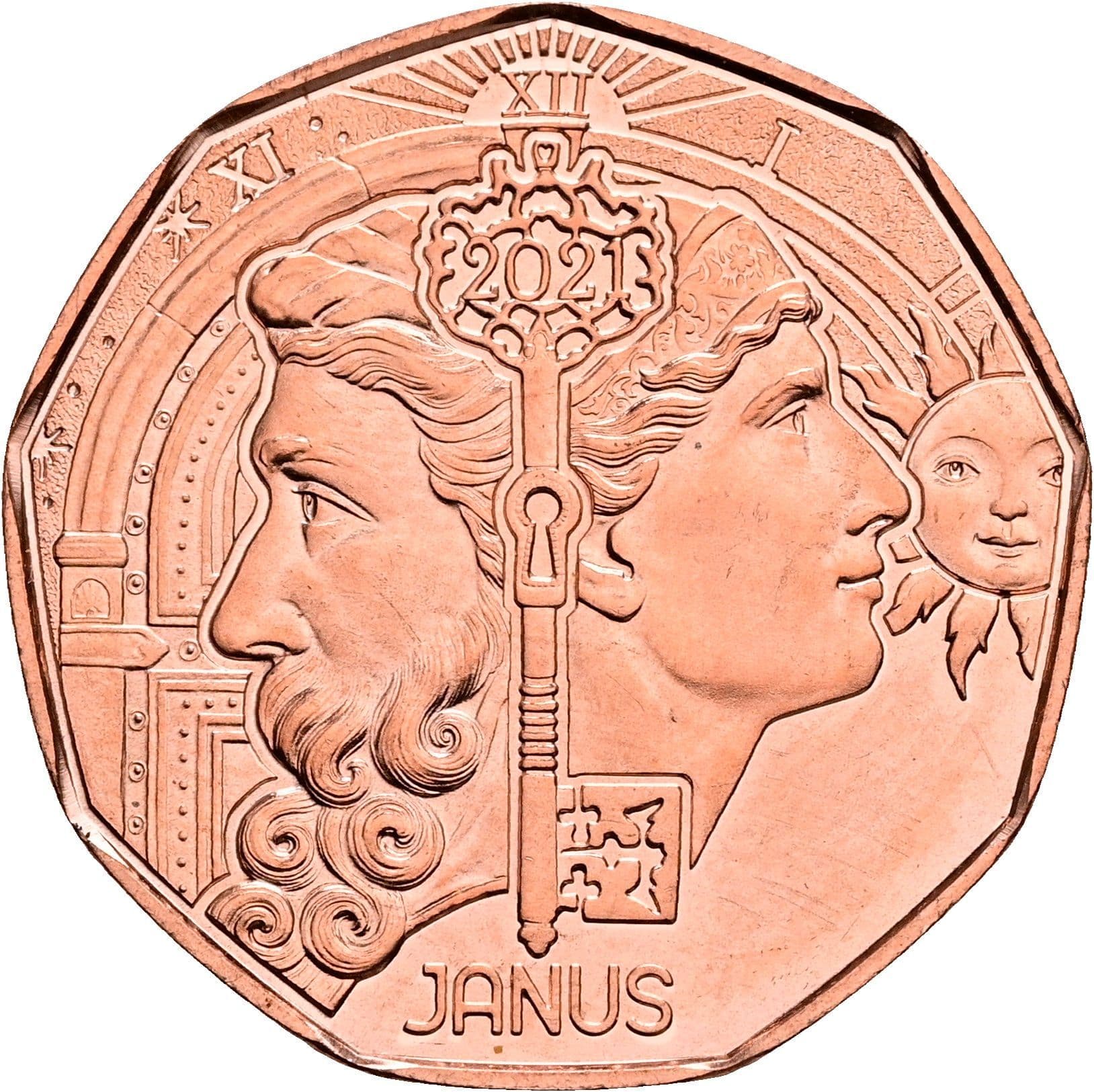 5 Euro 2020 – Rückseite
