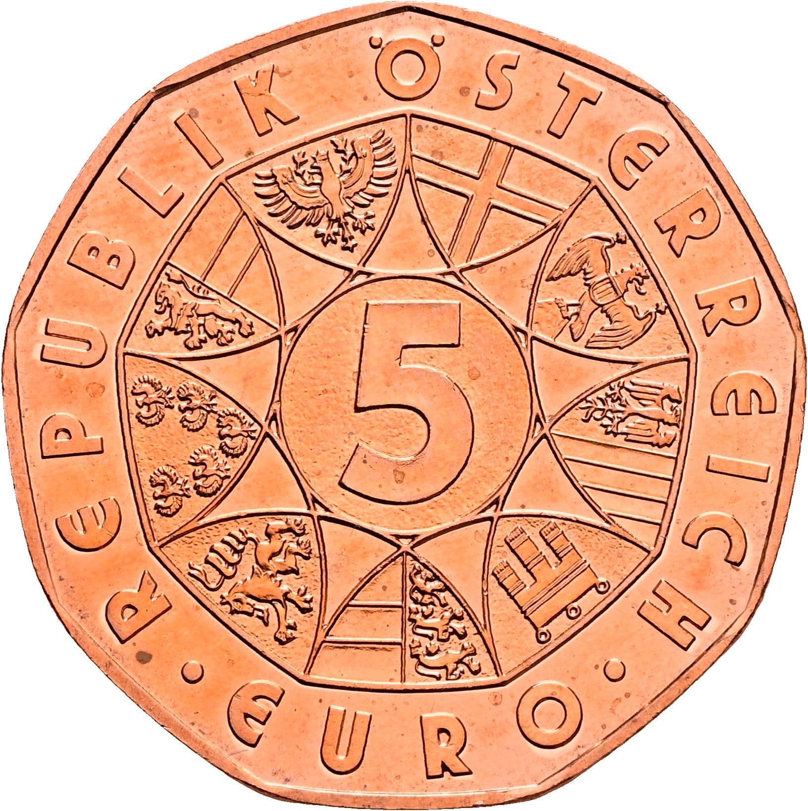 5 Euro 2014 – Vorderseite