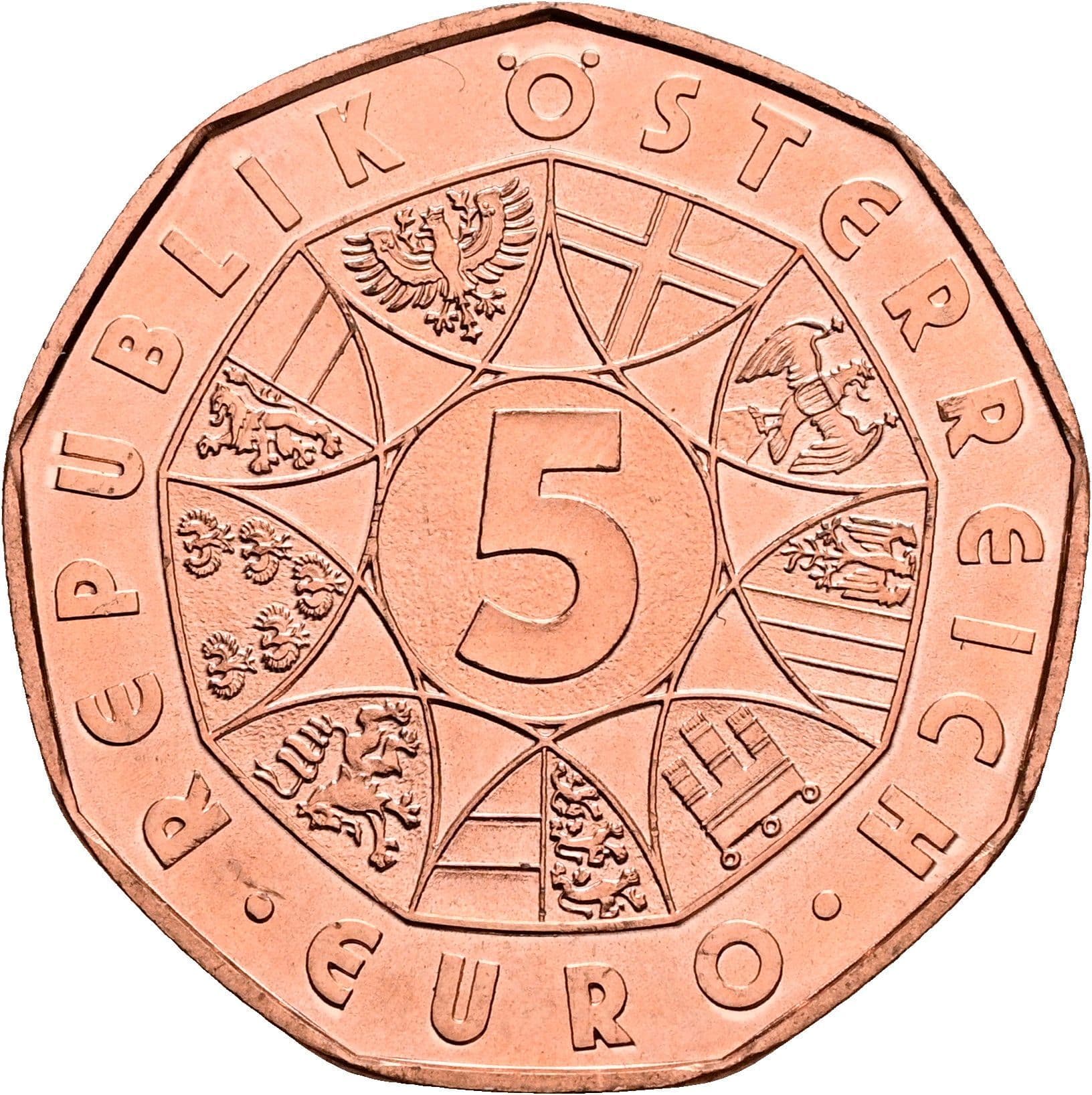 5 Euro 2015 – Vorderseite