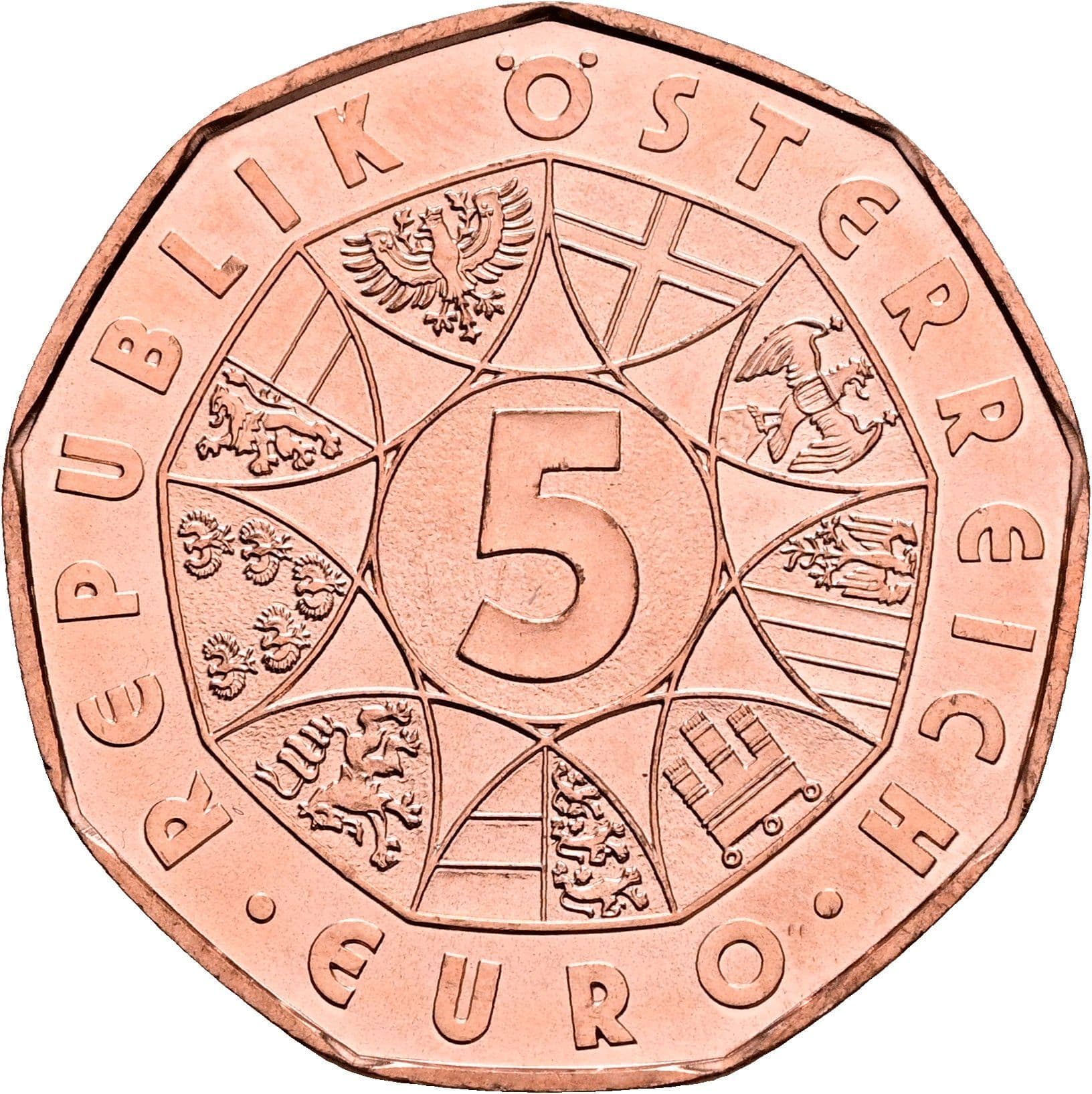 5 Euro 2015 – Vorderseite
