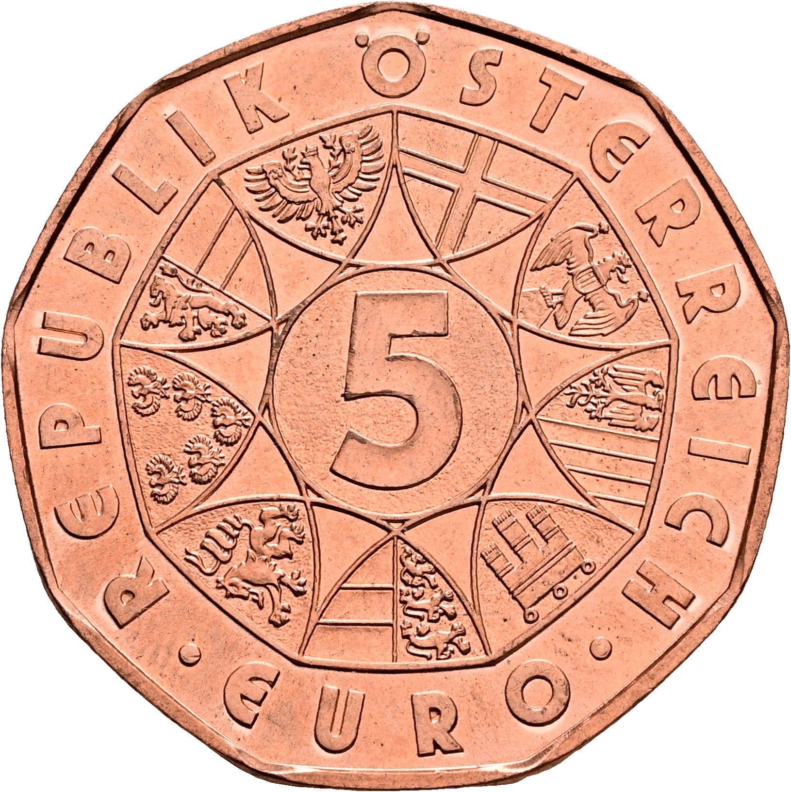 5 Euro 2015 – Vorderseite