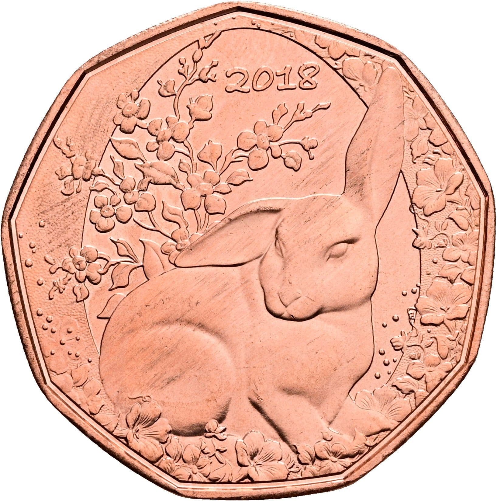 5 Euro 2018 – Rückseite