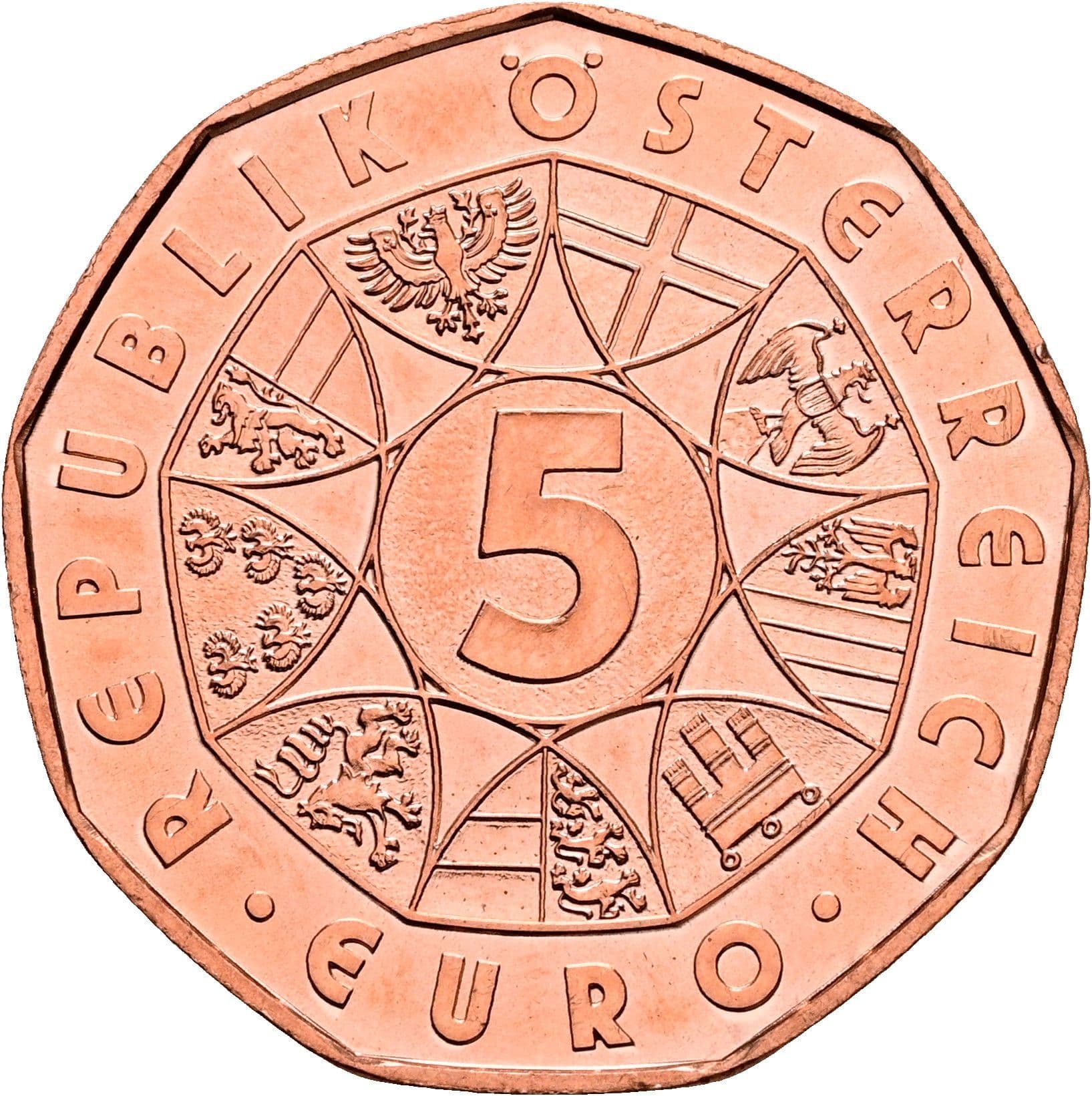 5 Euro 2015 – Vorderseite
