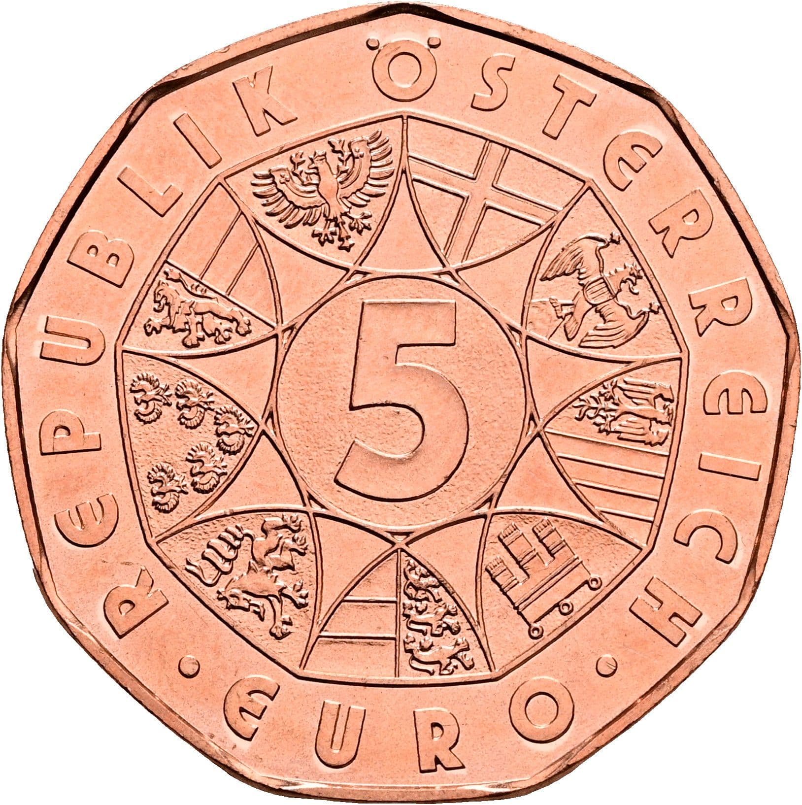 5 Euro 2015 – Vorderseite