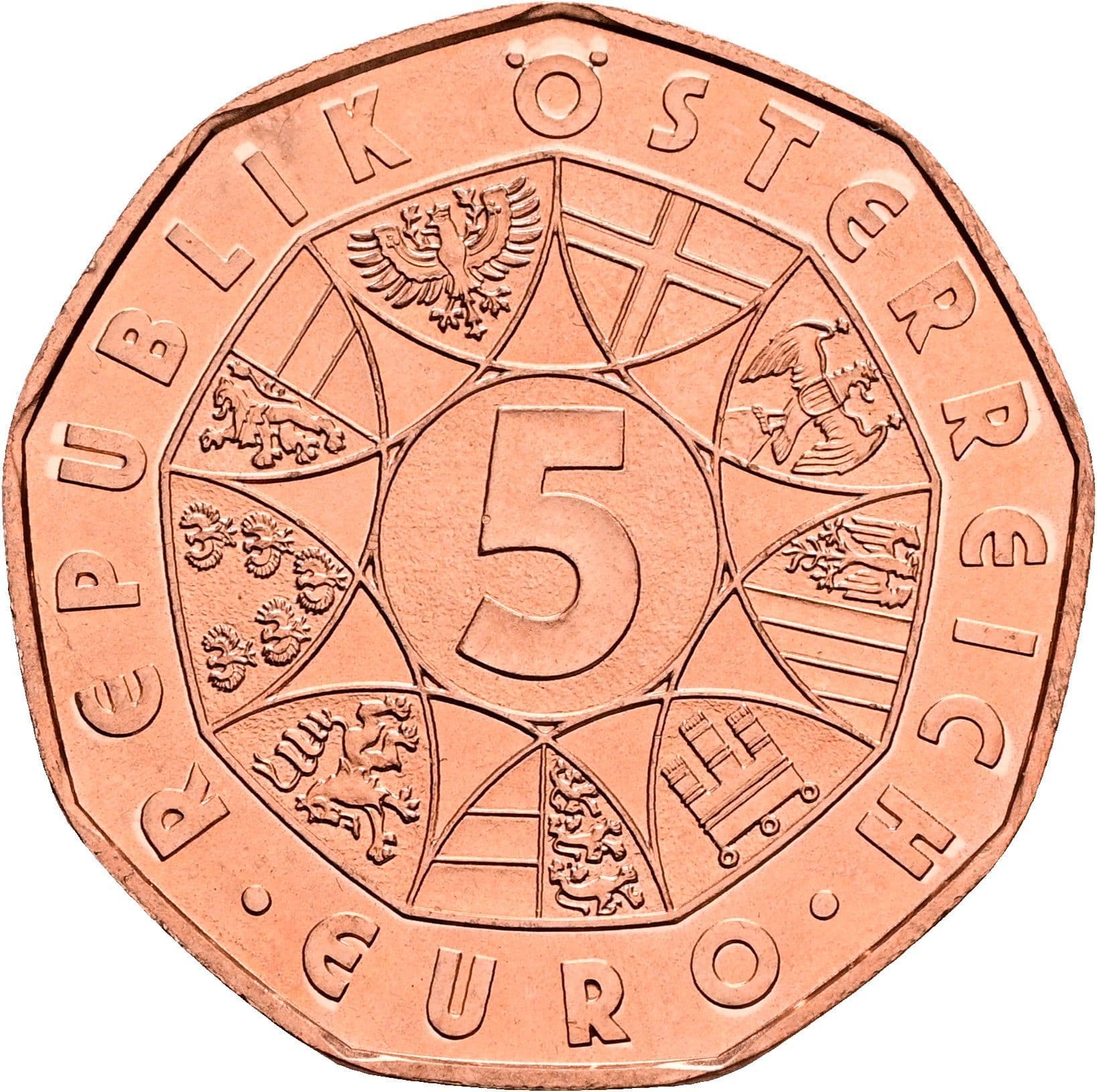 5 Euro 2015 – Vorderseite