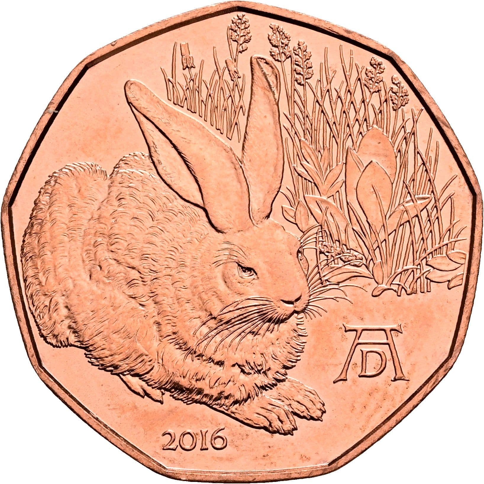 5 Euro 2016 – Rückseite