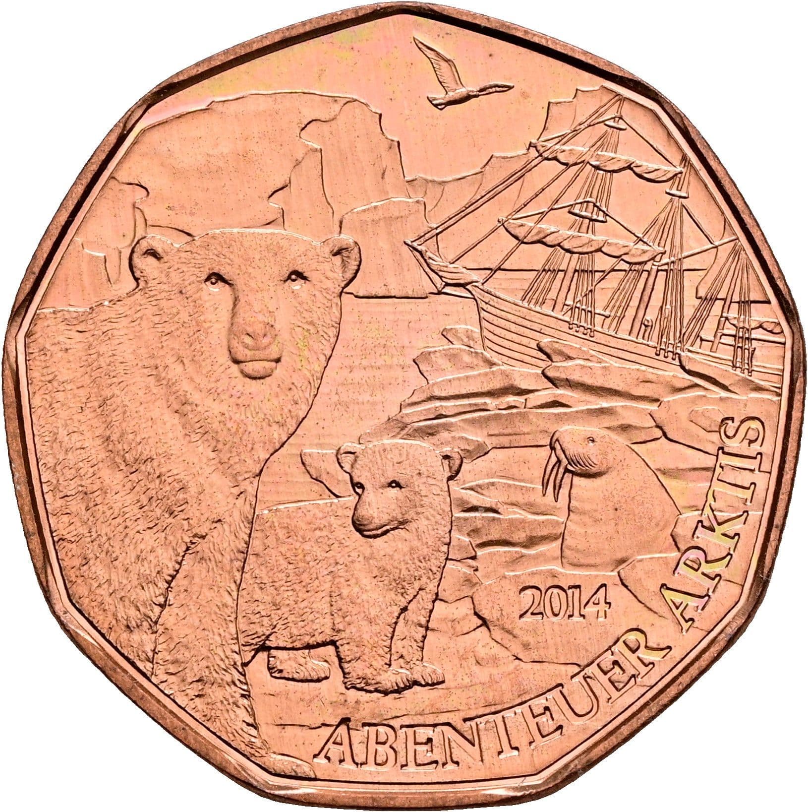 5 Euro 2014 – Rückseite