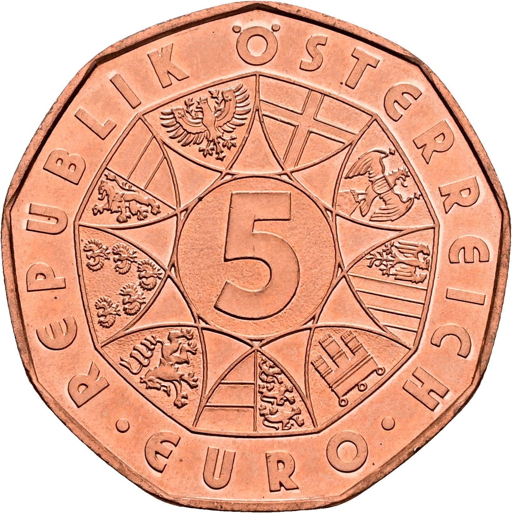 5 Euro 2015 – Vorderseite