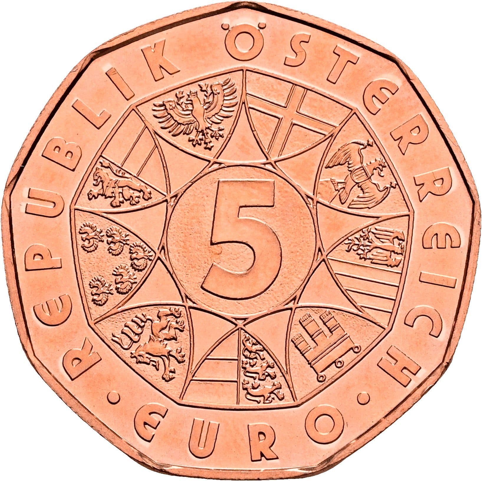 5 Euro 2015 – Vorderseite
