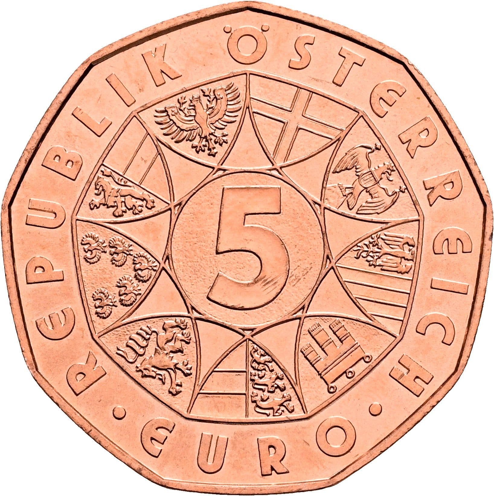 5 Euro 2015 – Vorderseite