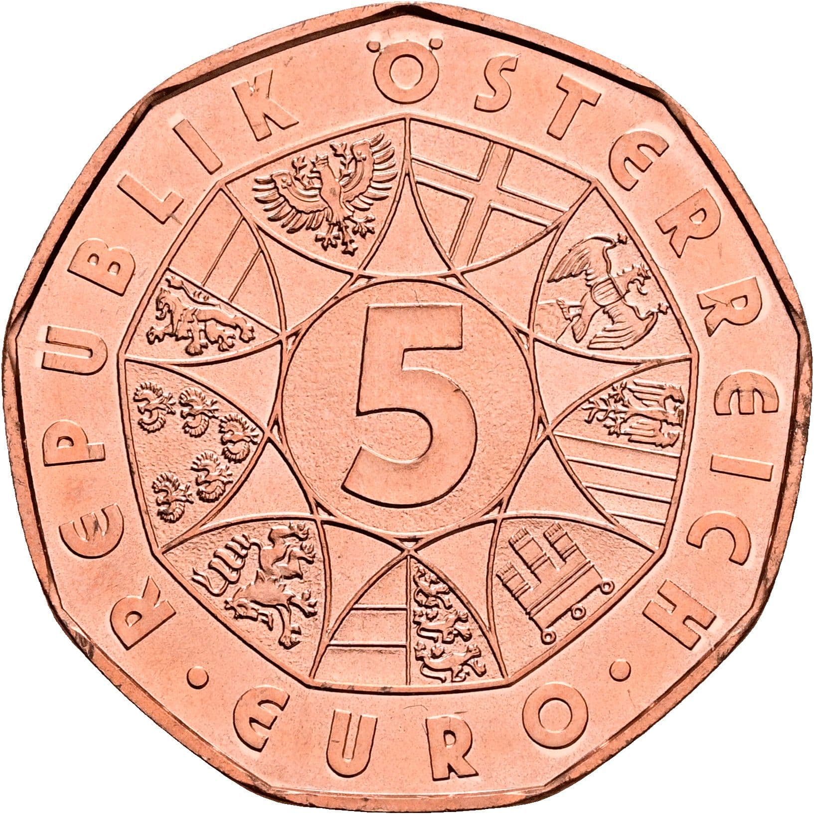 5 Euro 2015 – Vorderseite
