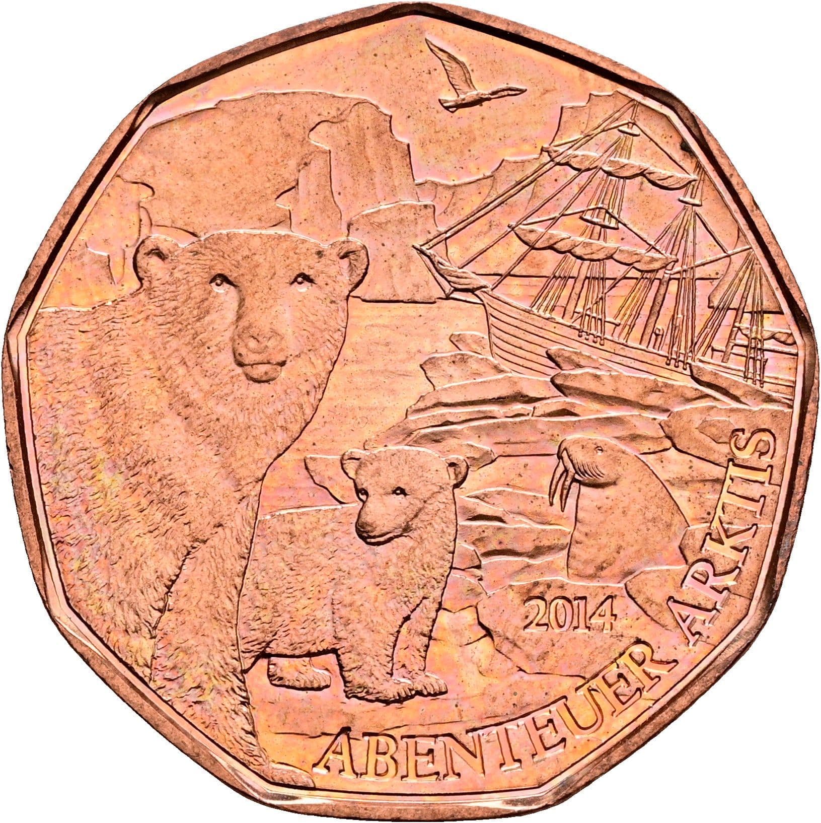 5 Euro 2014 – Rückseite
