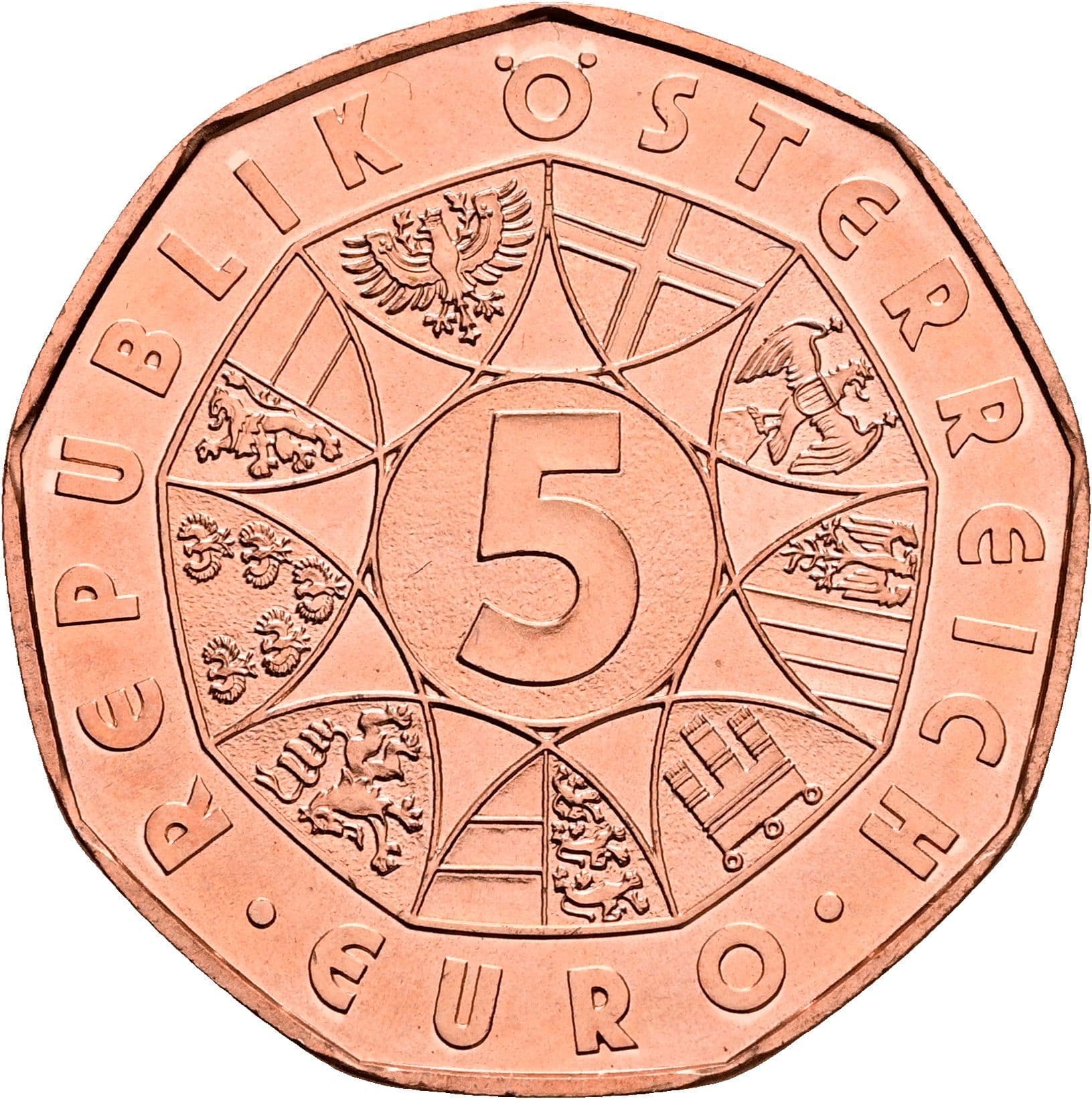 5 Euro 2015 – Vorderseite