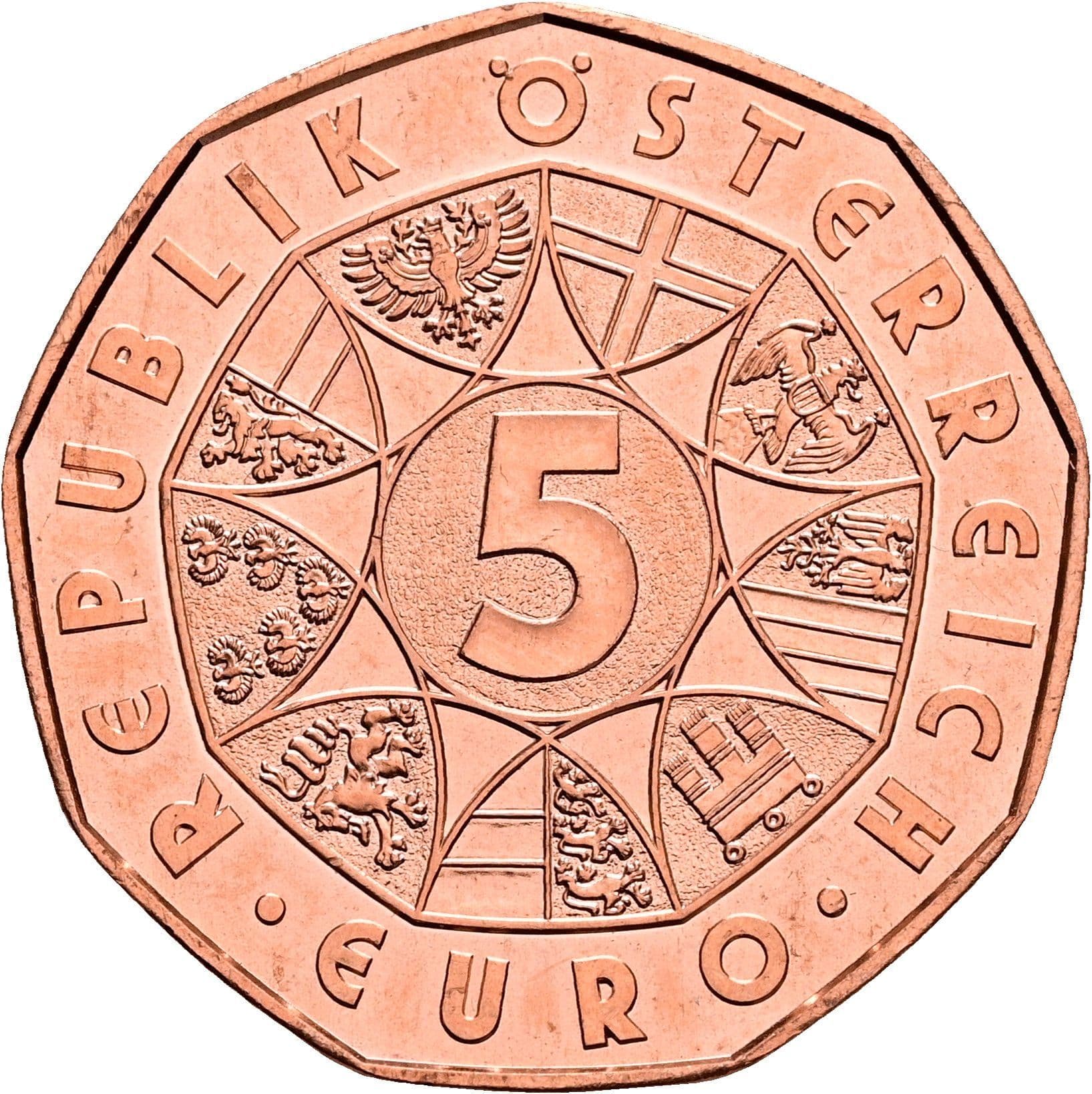5 Euro 2019 – Vorderseite